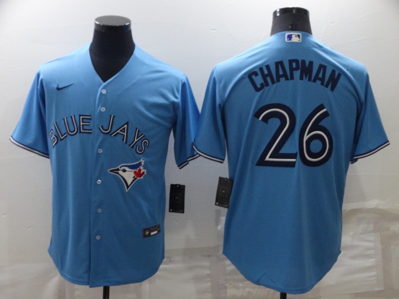 Toronto Blue Jays Vladimir Ligth Blue CHAPMAN #26 Baseball Jersey - leoleo123123
