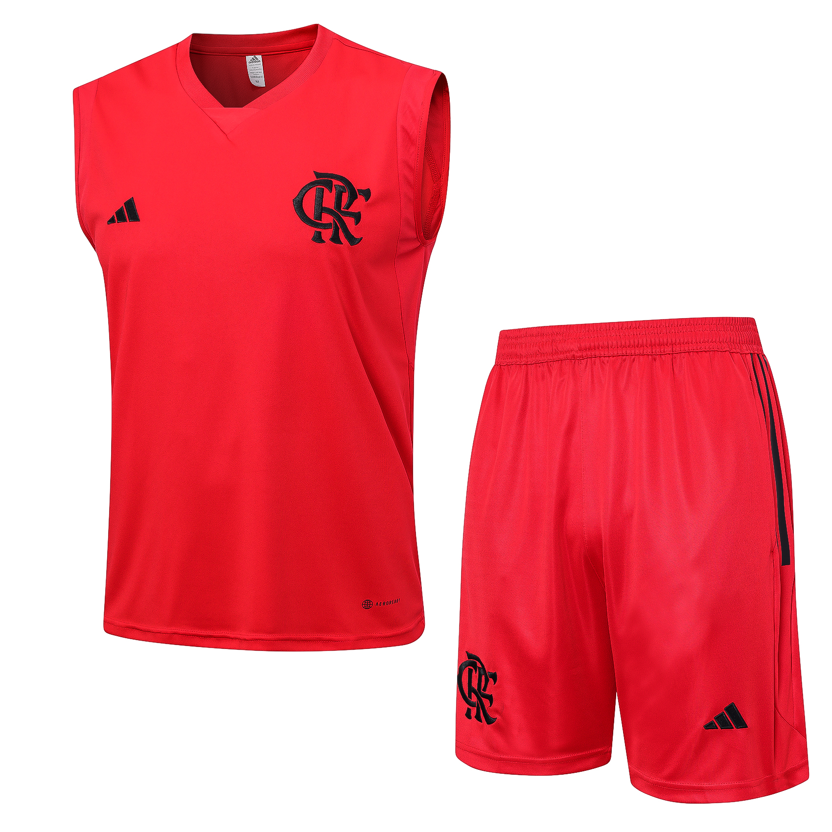 23/24 Flamengo Red Vest and Short Pant Training Set -Training Tracksuit - leoleo123123