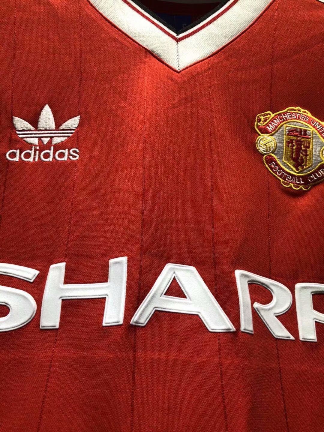1984 Man United Home Retro Jersey - leoleo123123