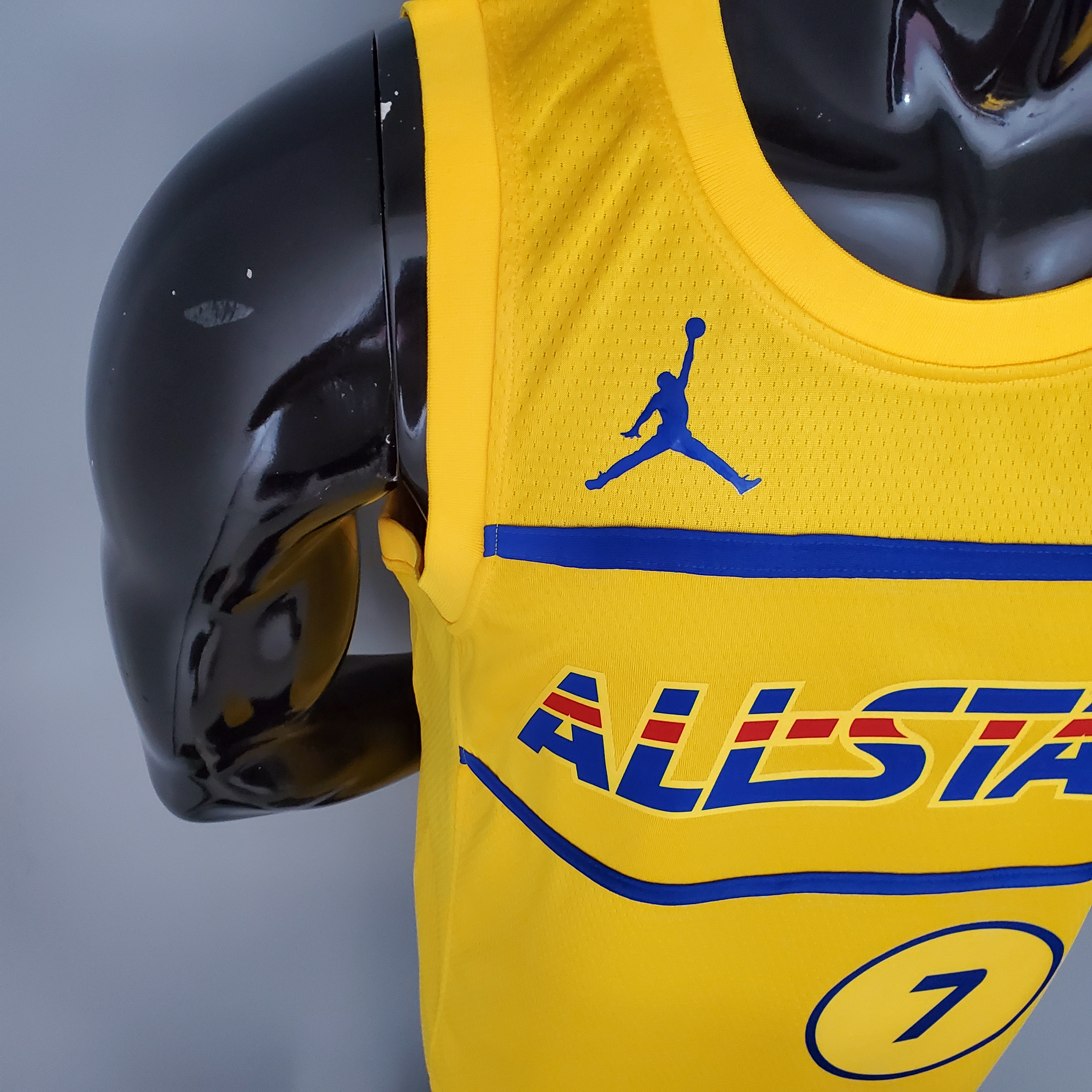 NBA Men 2021 All Star Jerseys Yellow #7 BROWN Jersey High Quality Name and Number Print - leoleo123123