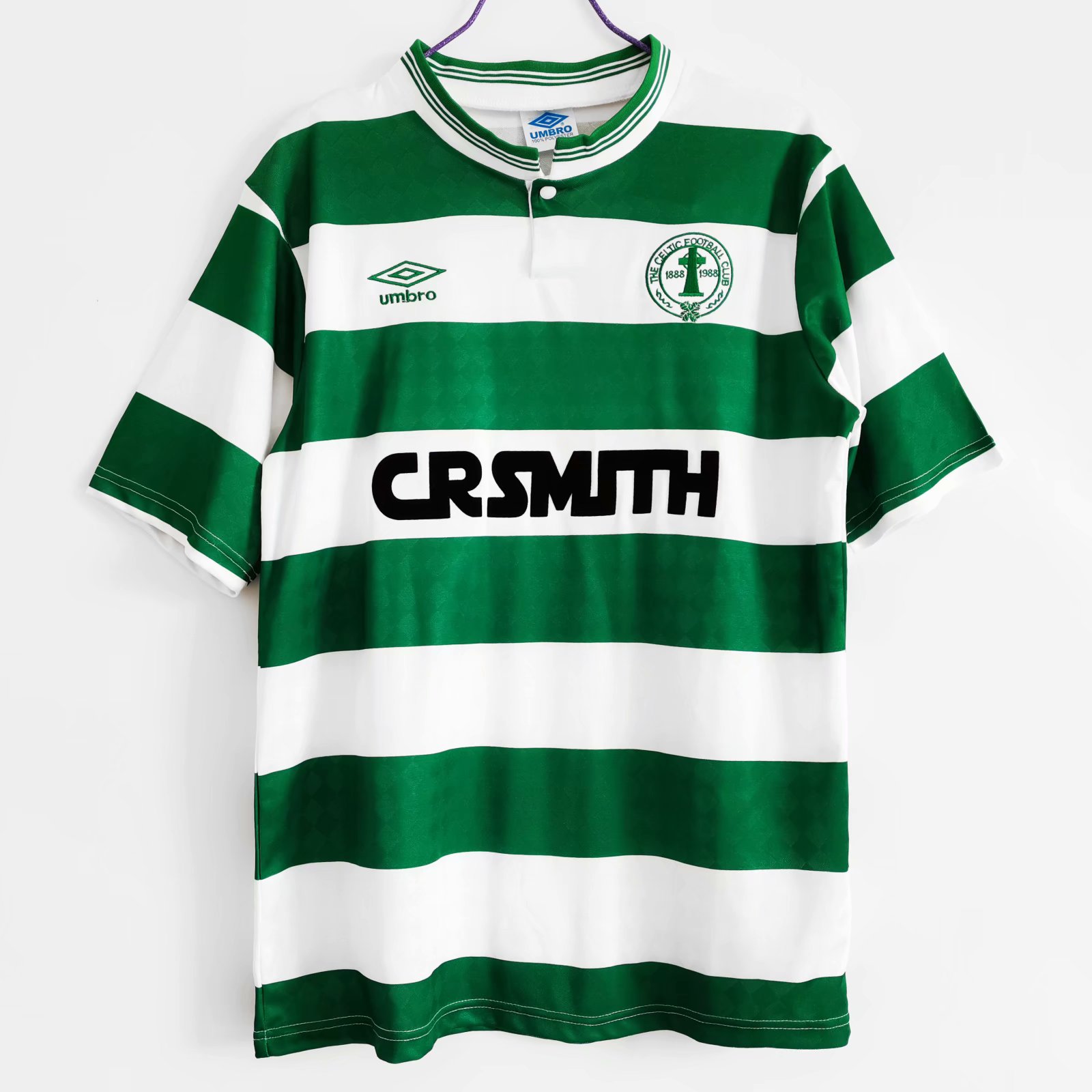 87-88 Celts Home Green Retro Jersey - leoleo123123