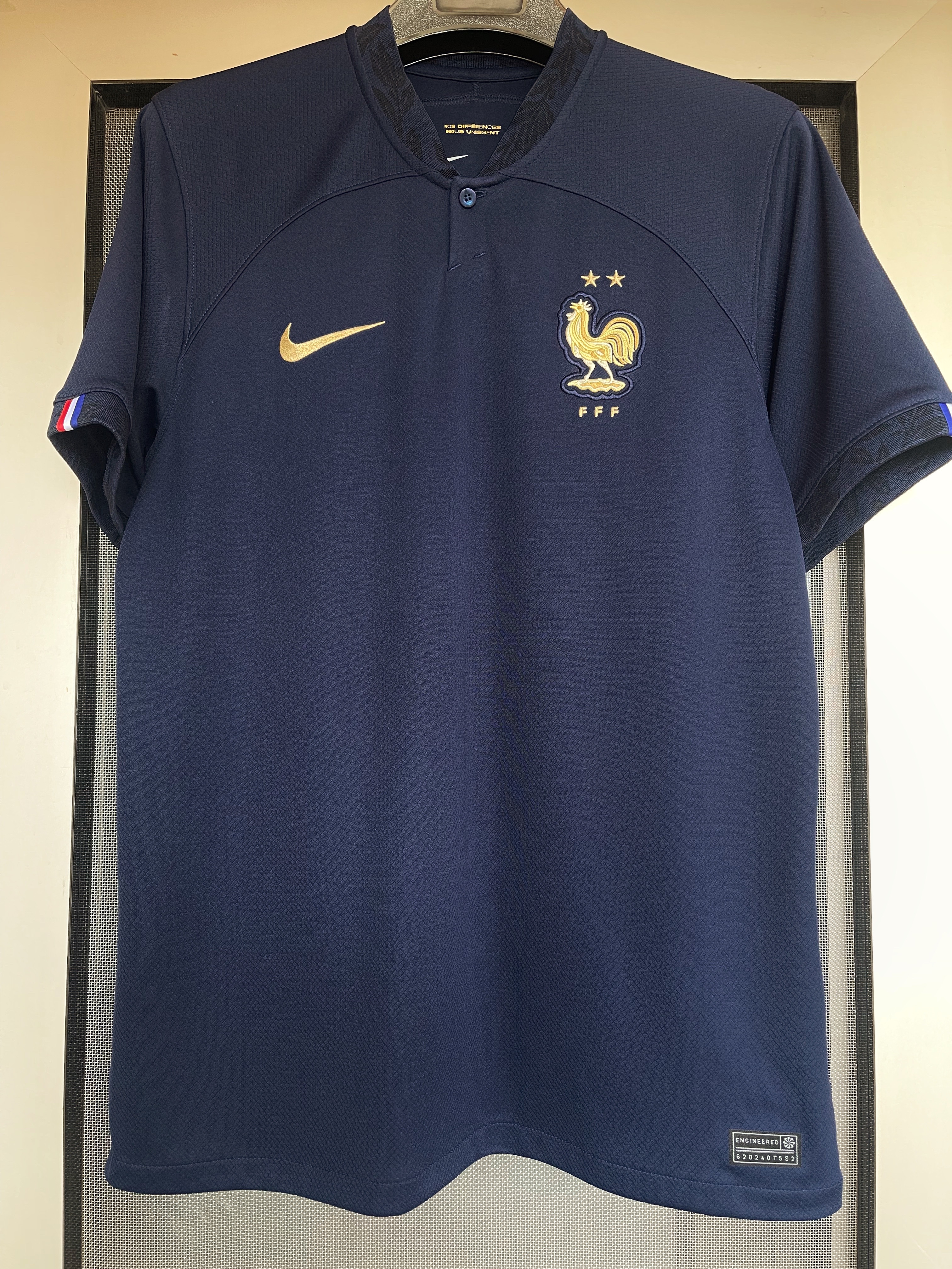 22/23 France Home World Cup Jersey Fans Version 1:1 Quality - leoleo123123