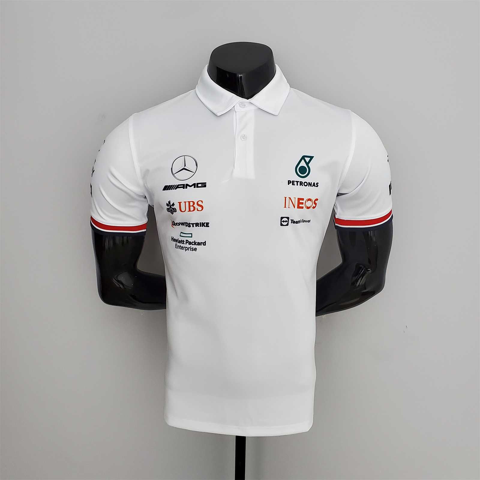 2022 Mercedes F1 Team POLO T-Shirt White - leoleo123123