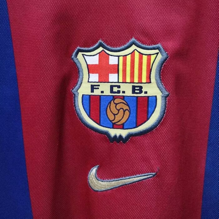 98-99 Barcelona Home Retro Jersey - leoleo123123