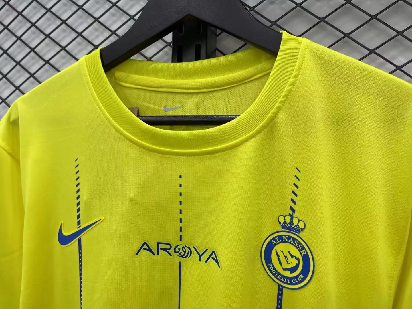 23/24 Al Nassr Home Soccer Jersey Final Version 1:1 Quality - leoleo123123