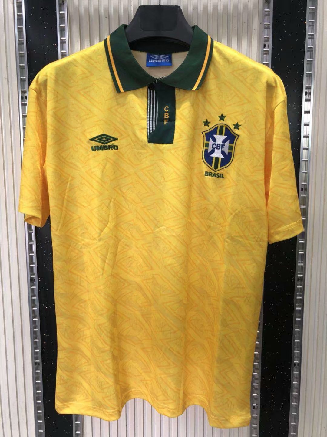 91-93 Brazil Home Retro Jersye - leoleo123123