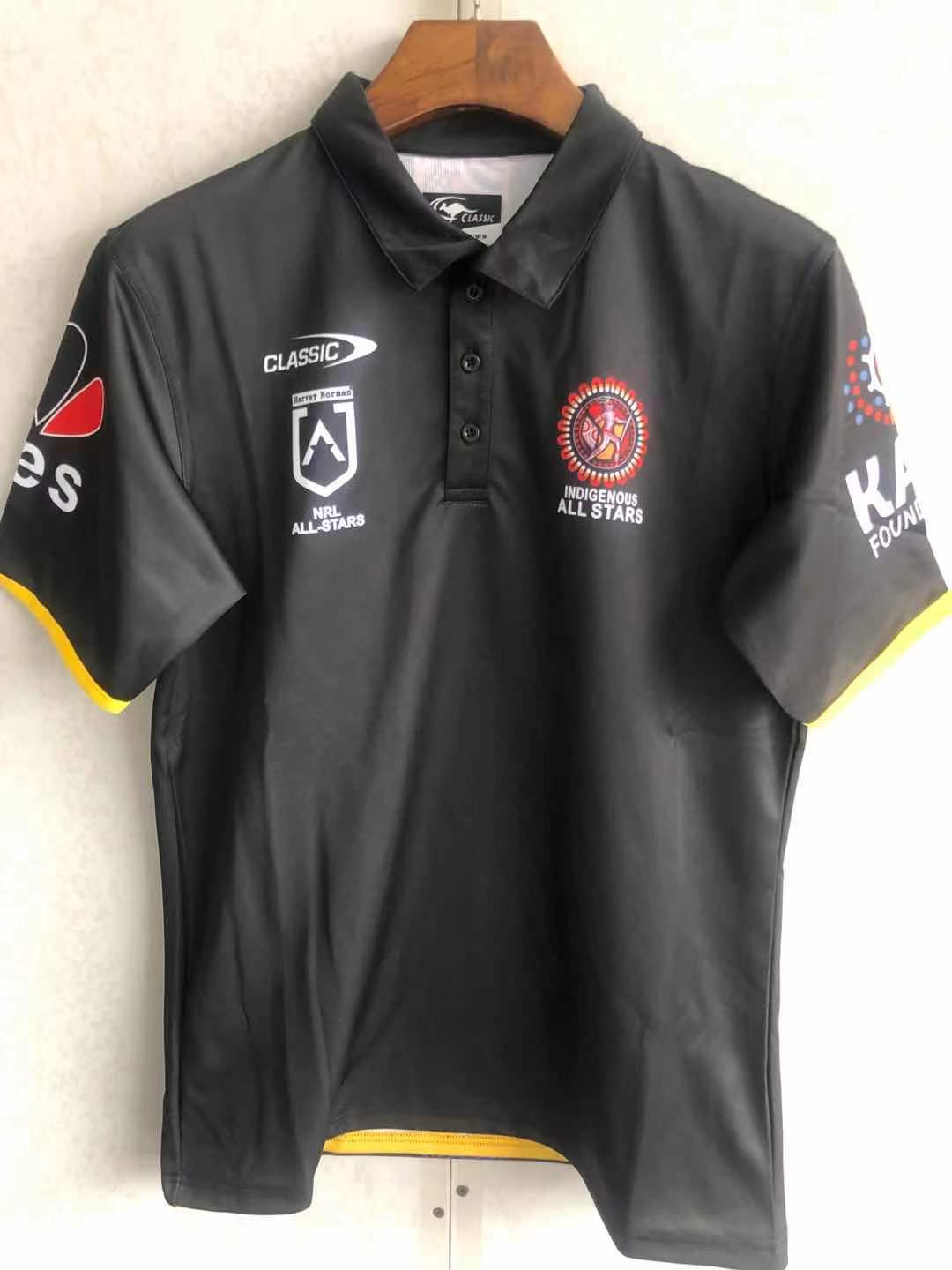 Rugby Season 2021 Indigneous All Stars Rugby Polo High Quality - leoleo123123