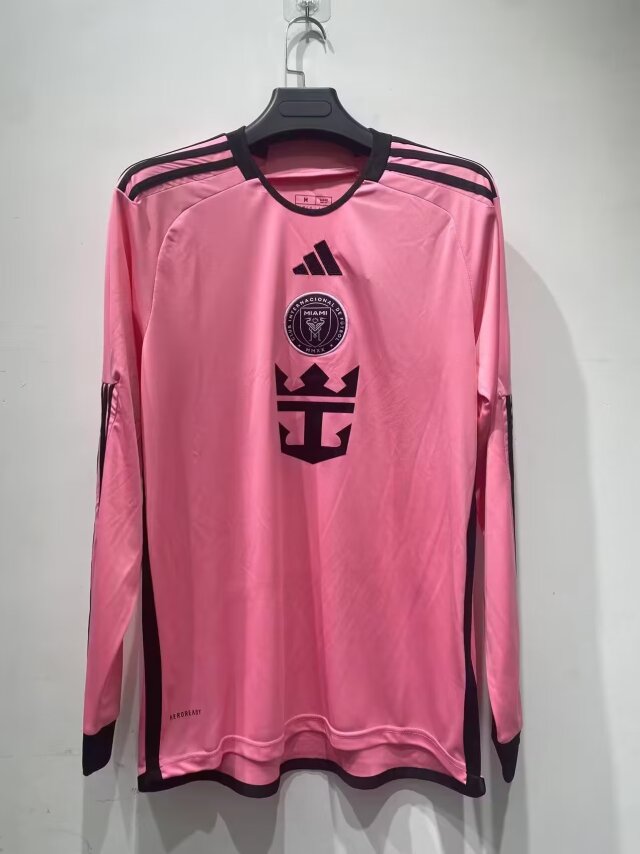 24/25 Miami Home Jersey Long Sleeve Fans Version 1:1 Quality 509 - leoleo123123