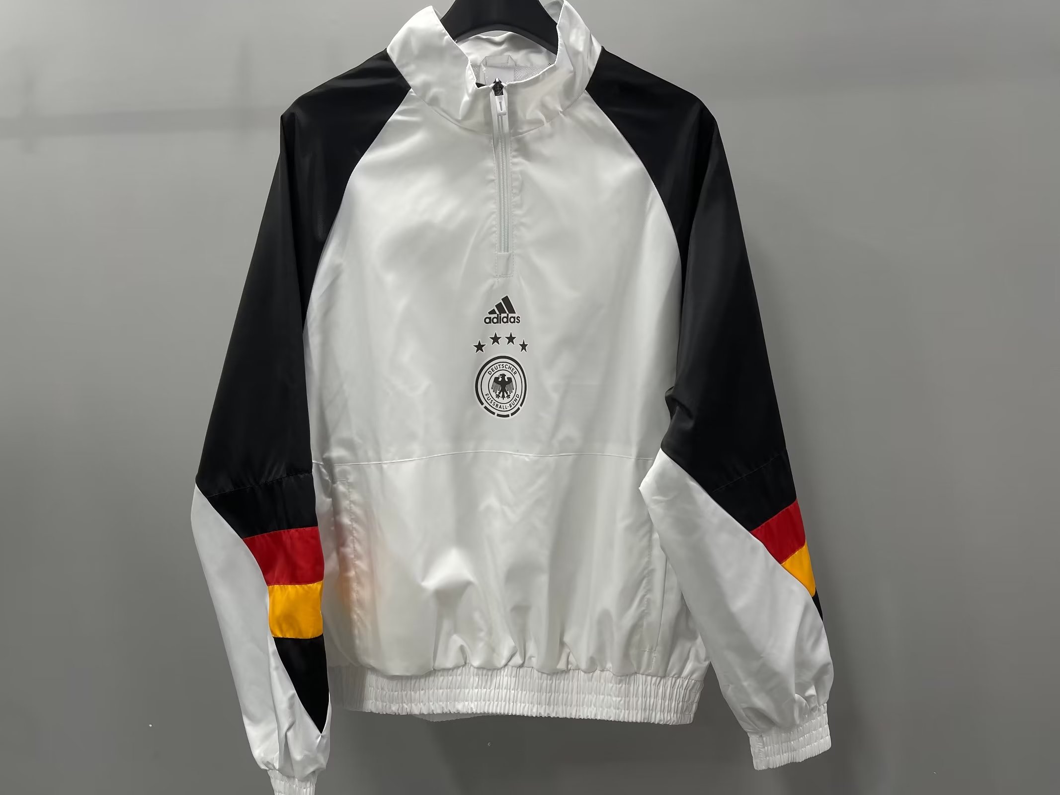 2023 Germany White Windbreaker Jacket Thai Quality - leoleo123123