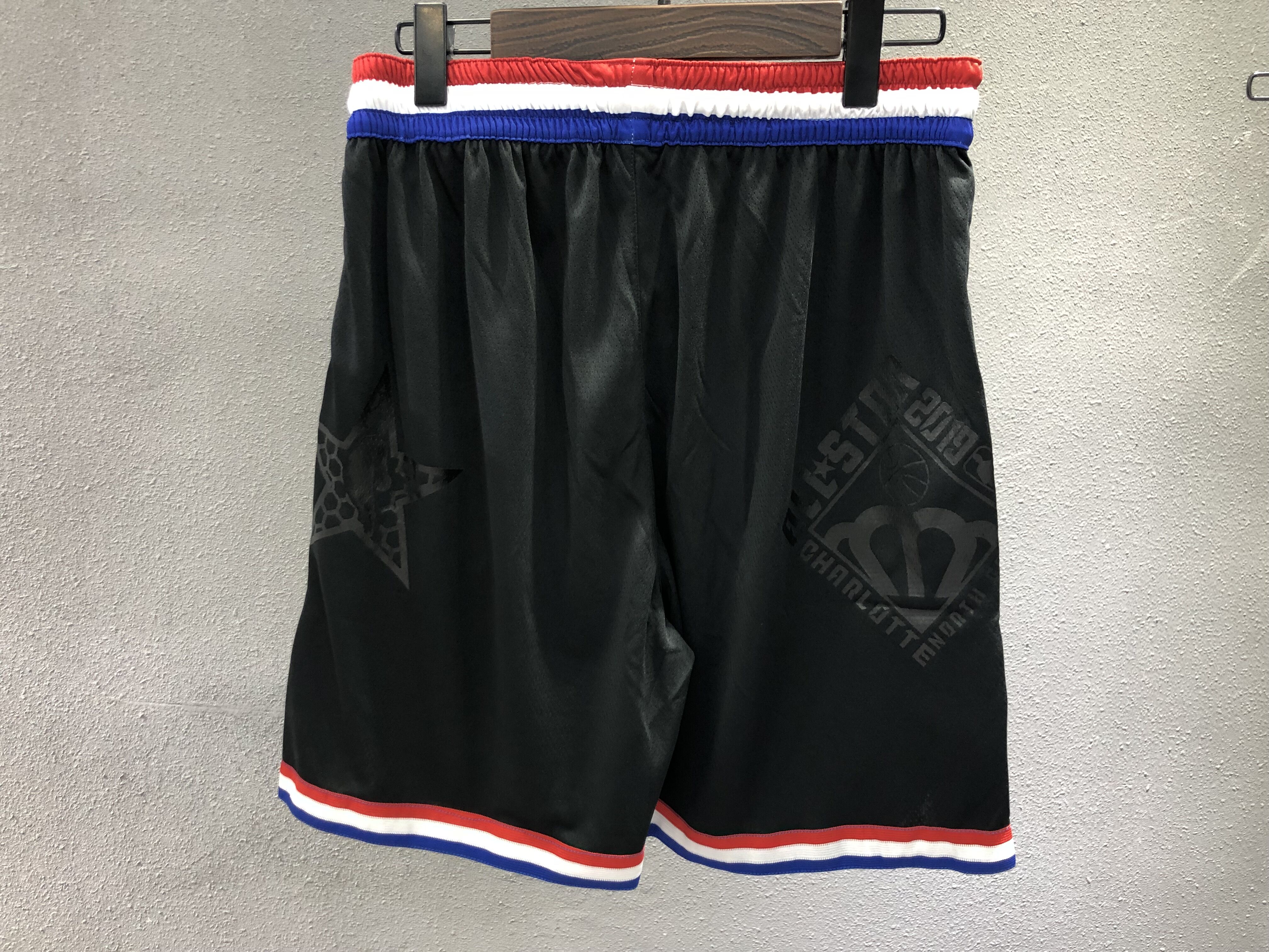 NBA Men 2019 All Star Jerseys Black Pant Short High Quality Name and Number Print - leoleo123123