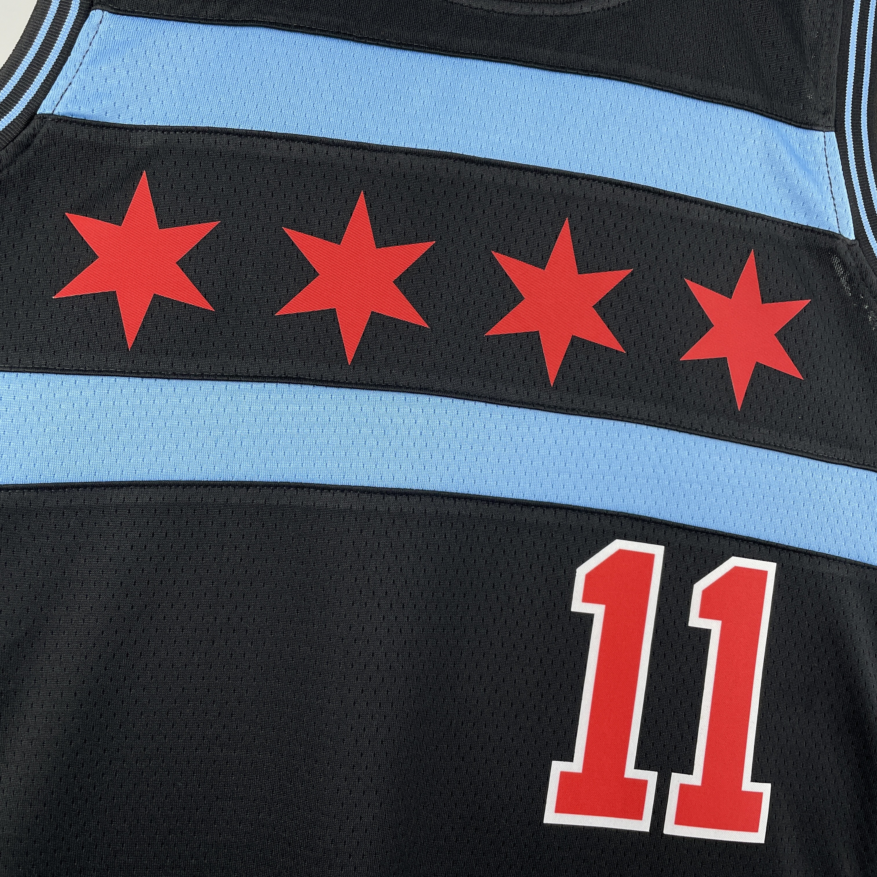 NBA 2019 Chicago Bulls City Edition Black #11 DEROZAN Swingman Jersey High Quality - leoleo123123