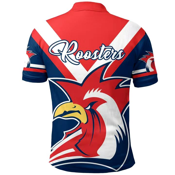 Rugby Season 2021 Sydney Roosters Rugby Polo High Quality - leoleo123123