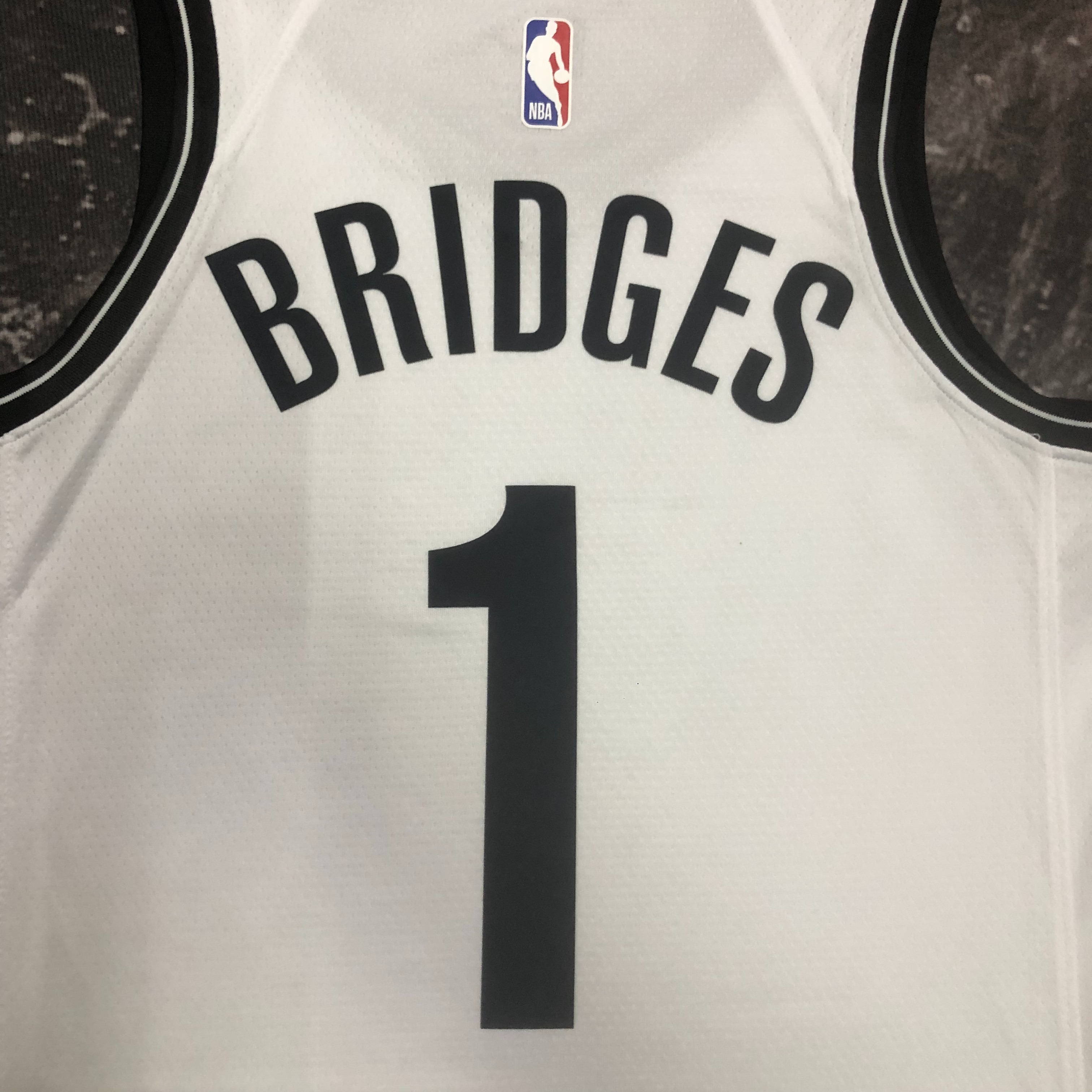 NBA Men 2023 Brooklyn Nets White #1 BRIDGES Jersey High Quality Name and Number Print - leoleo123123