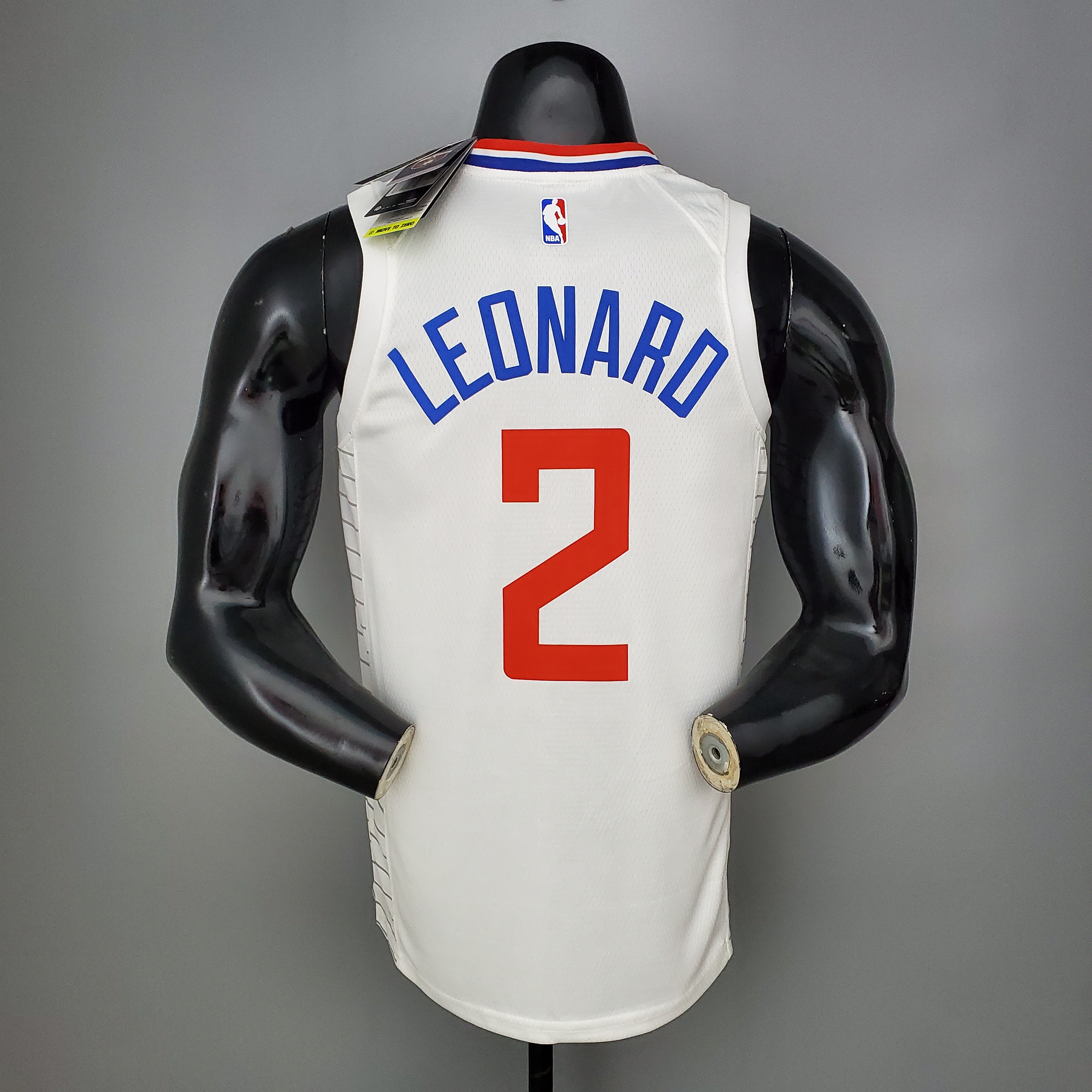 NBA Men Los Angeles Clippers White LEONARD#2 Jersey High Quality Name and Number Print - leoleo123123