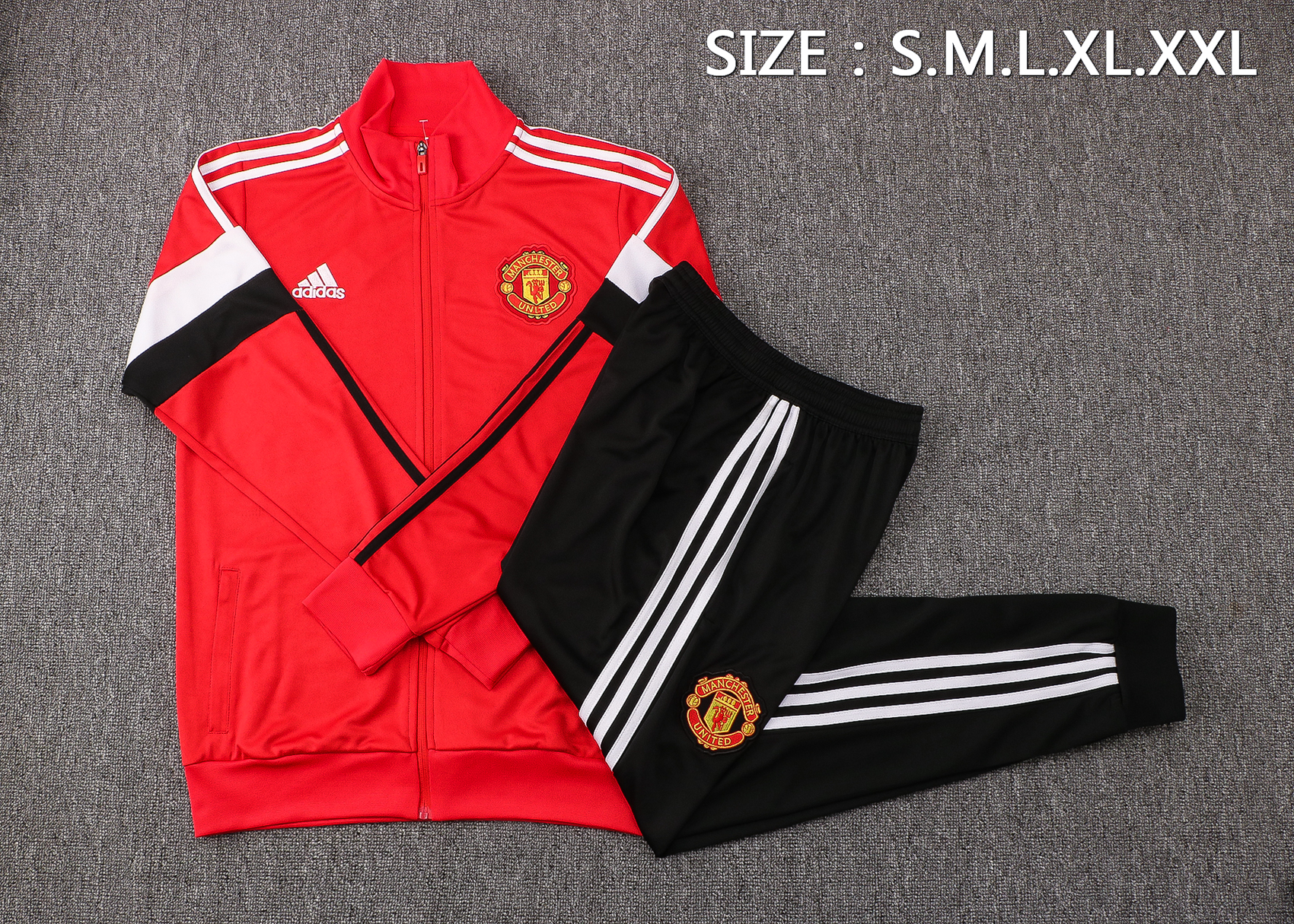 21/22 Man United Red Jacket Tracksuit Thai Quality - leoleo123123