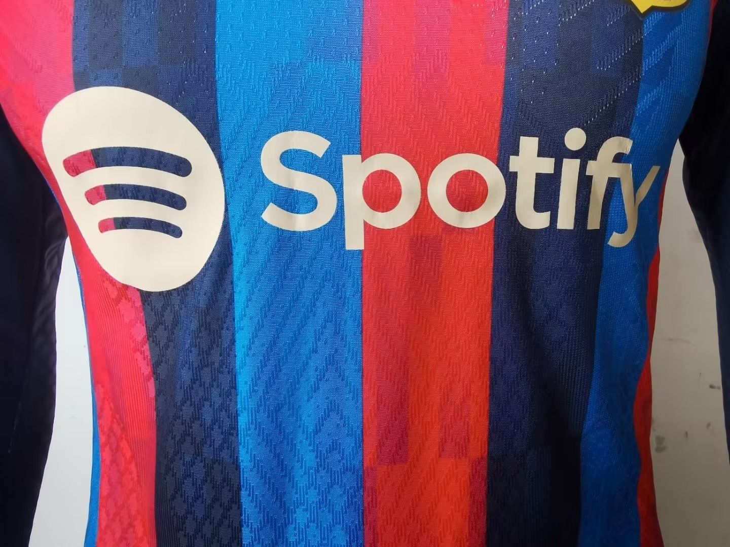 22/23 Barcelona Home Jersey Long Sleeve Player Version 1:1 Quality - leoleo123123