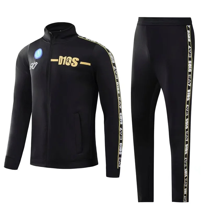 22-23 Napoli Black Jacket Tracksuit Thai Quality - leoleo123123