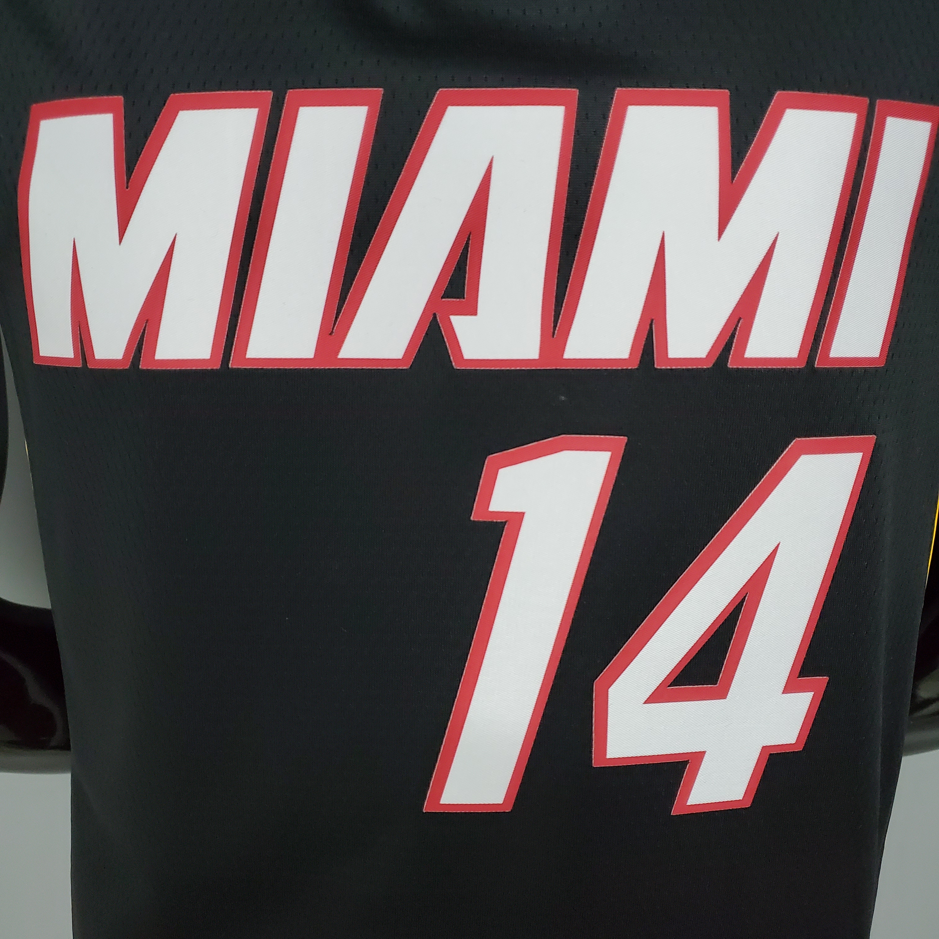 NBA Men Miami Heat Black #14 HERRO Jersey High Quality Name and Number Print - leoleo123123