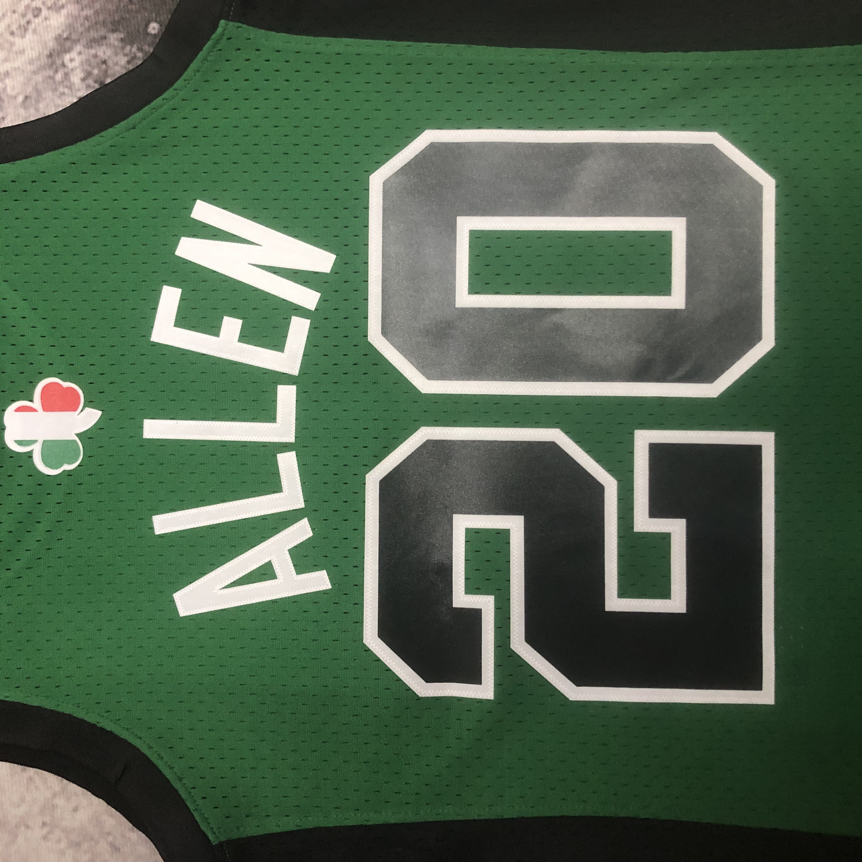 NBA Men Boston Celtics #20 ALLEN Mitchell & Ness 2007/08 Italy Games Hardwood Classics Swingman Jersey - leoleo123123