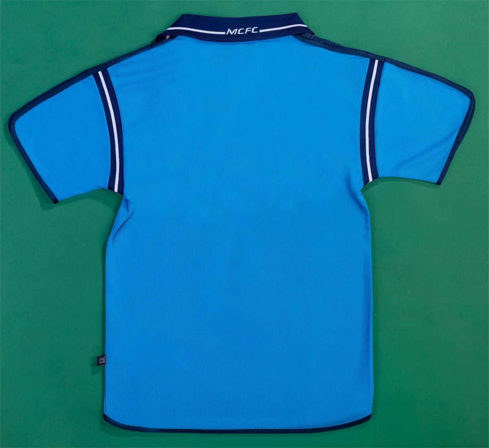 01/02 Man City Home Retro Jersey - leoleo123123