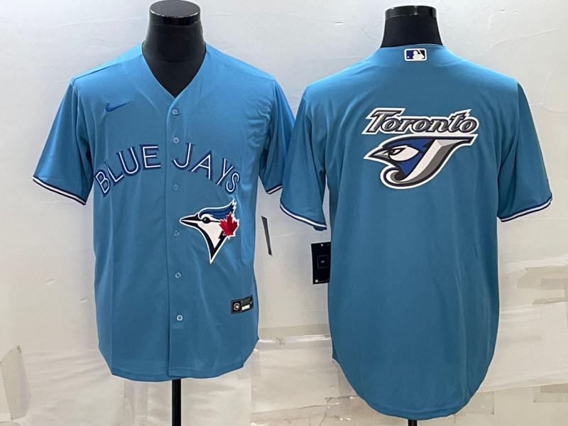 Toronto Blue Jays Vladimir Light Blue Baseball Jersey - leoleo123123