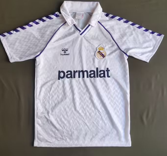 1986 Real Madrid Home Retro Jersey - leoleo123123