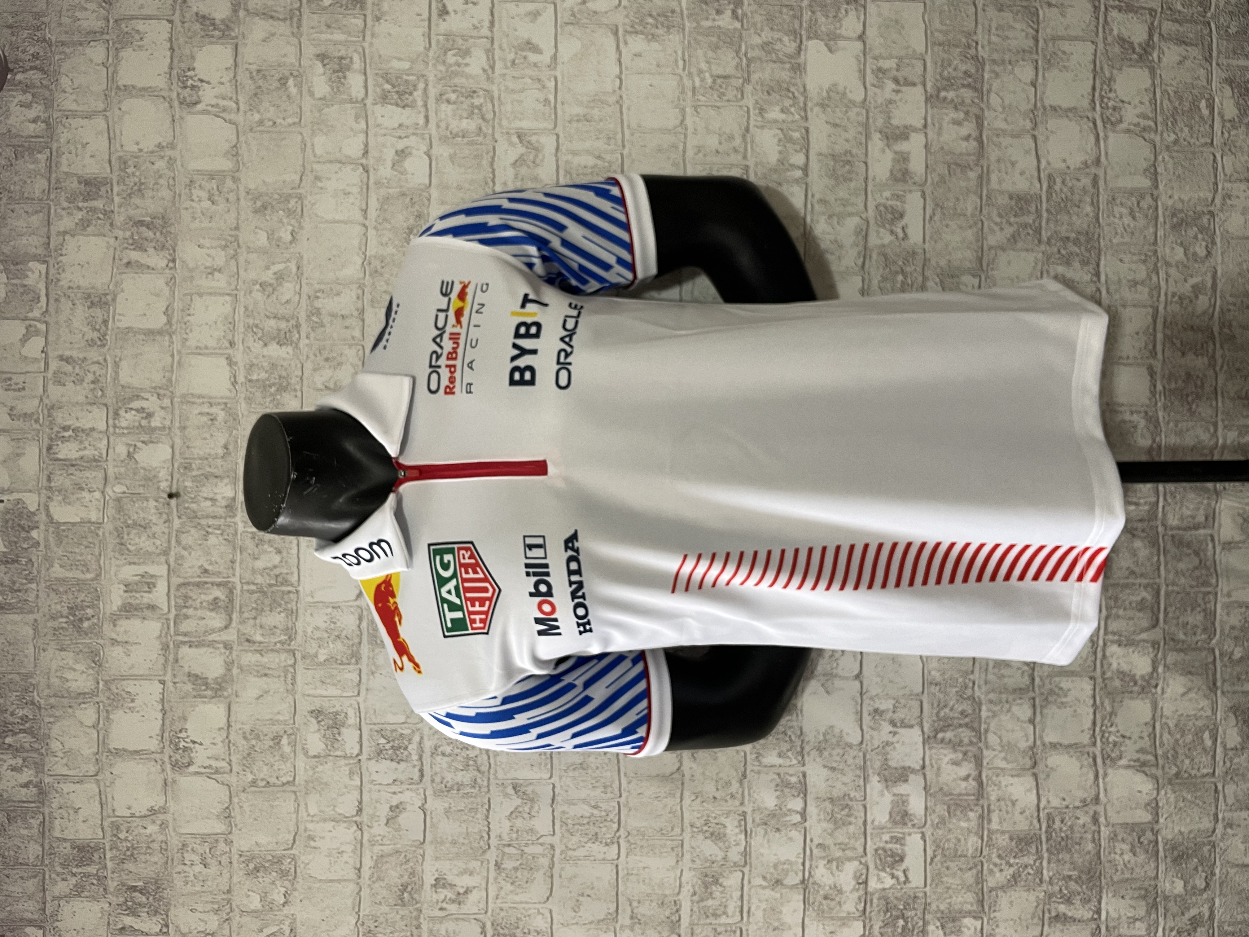 2023 Red Bull Racing White F1 Team POLO T-Shirt - leoleo123123