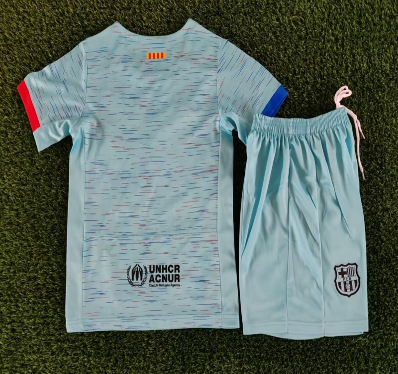 23/24 Barcelona Third Kids with Nike Brand - leoleo123123