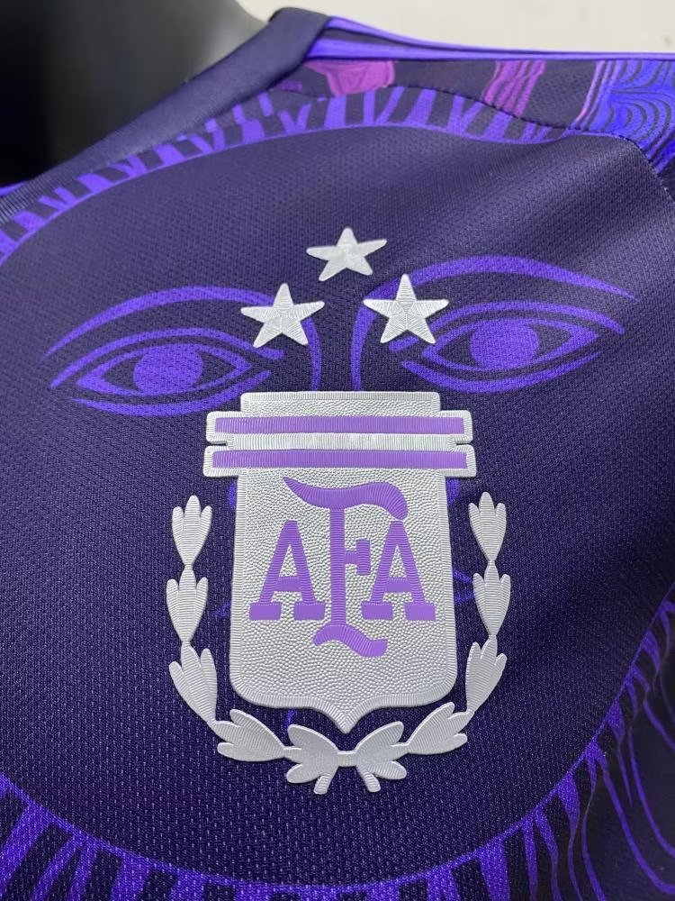 22/23 Argentina Special Purple Jersey With 3 Stars Fans Version - leoleo123123