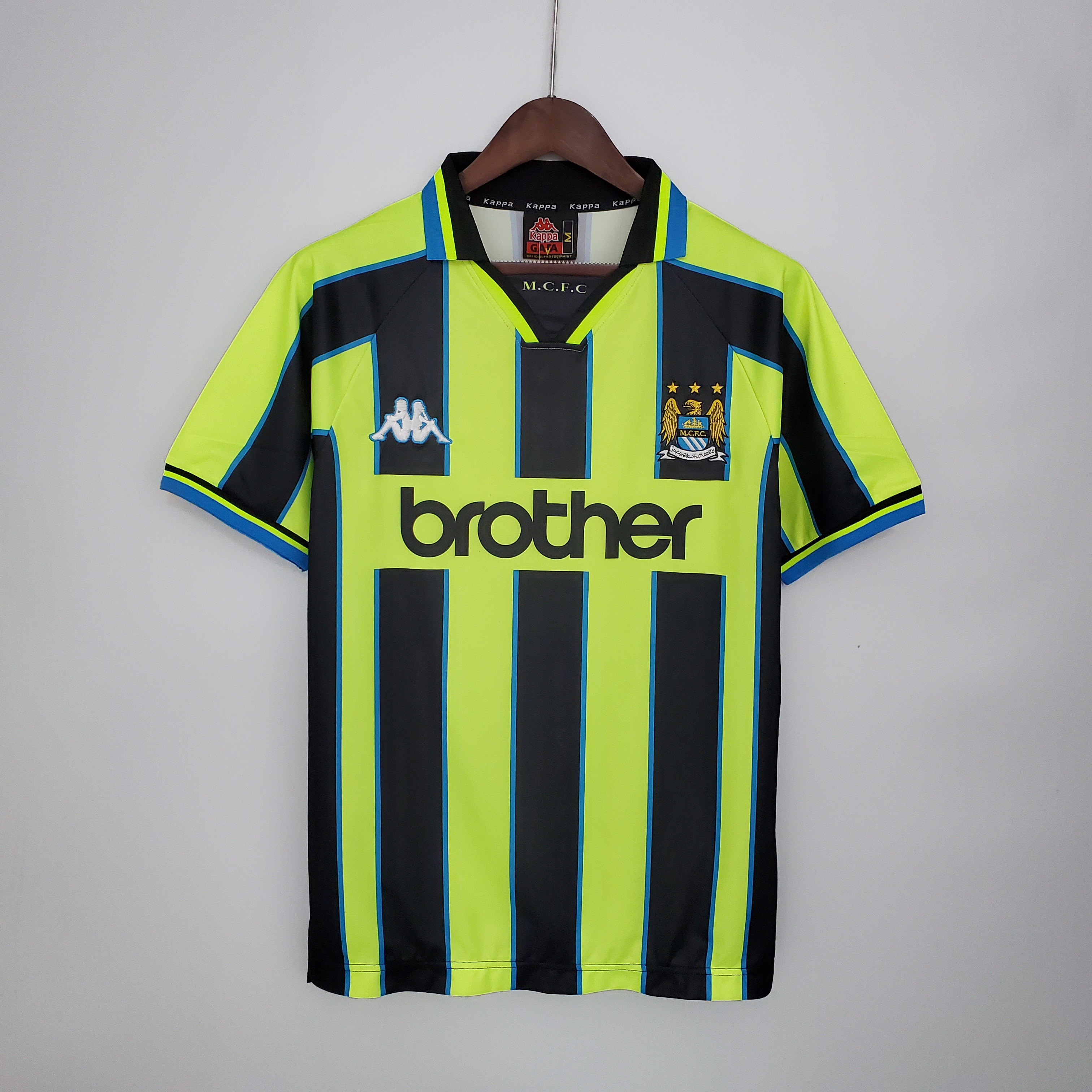 98-99 Manchester City Away Retro Jersey - leoleo123123