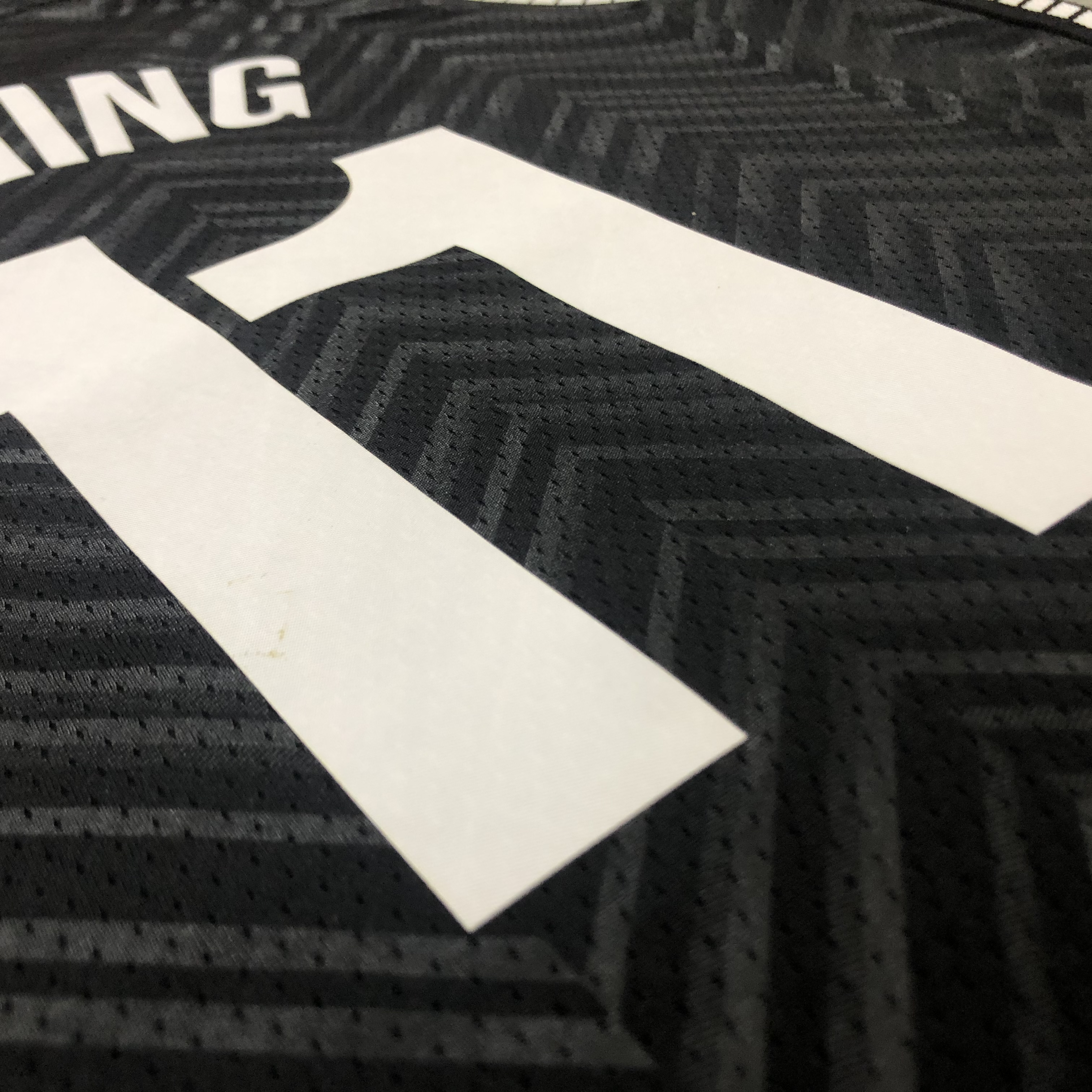 NBA Men New 2021 Brooklyn Nets Black Awarding Version #11 IRVING Jersey High Quality Name and Number Print - leoleo123123