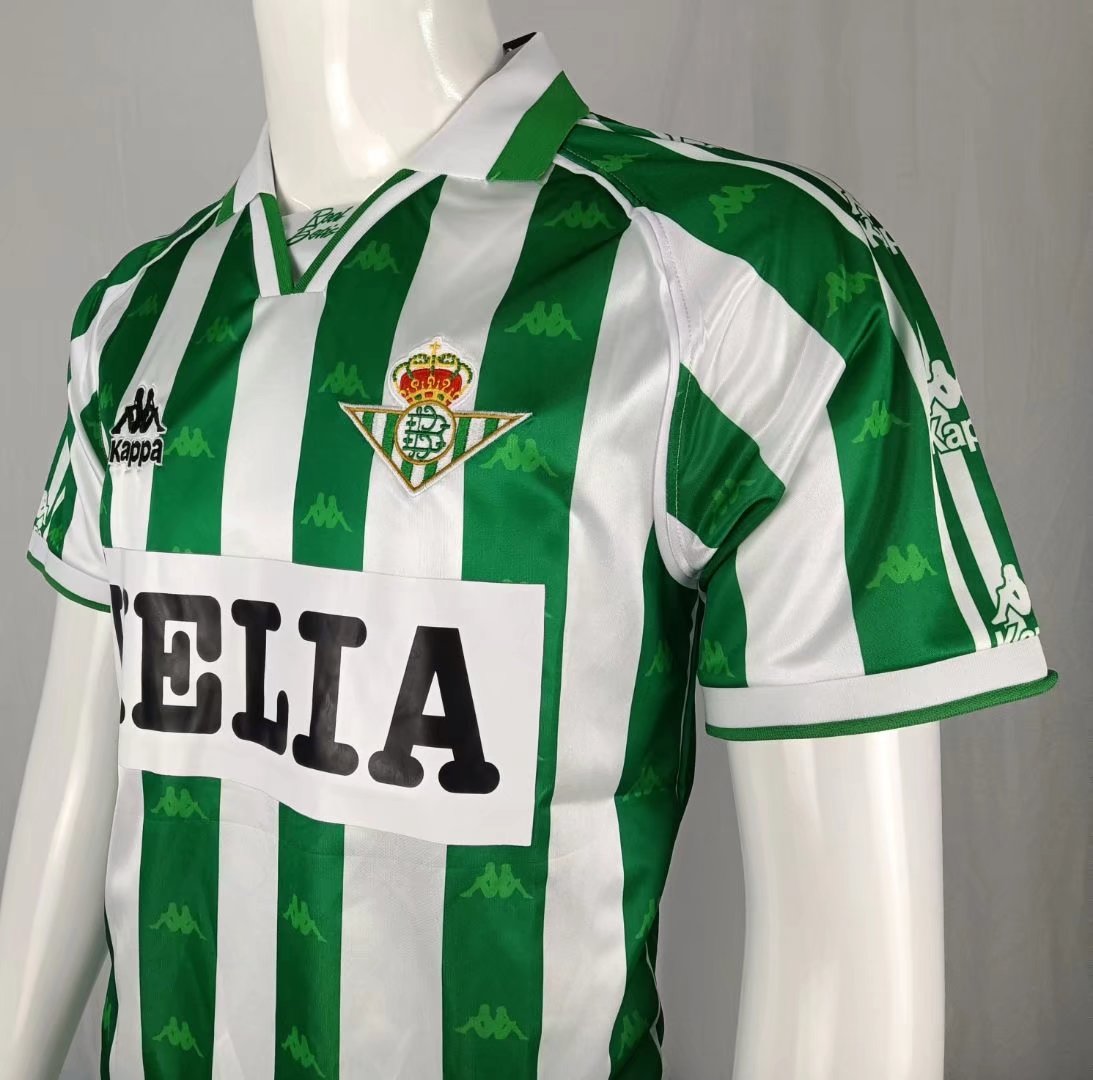 96/97 Real Betis Home Retro Jersey Thai Quality - leoleo123123