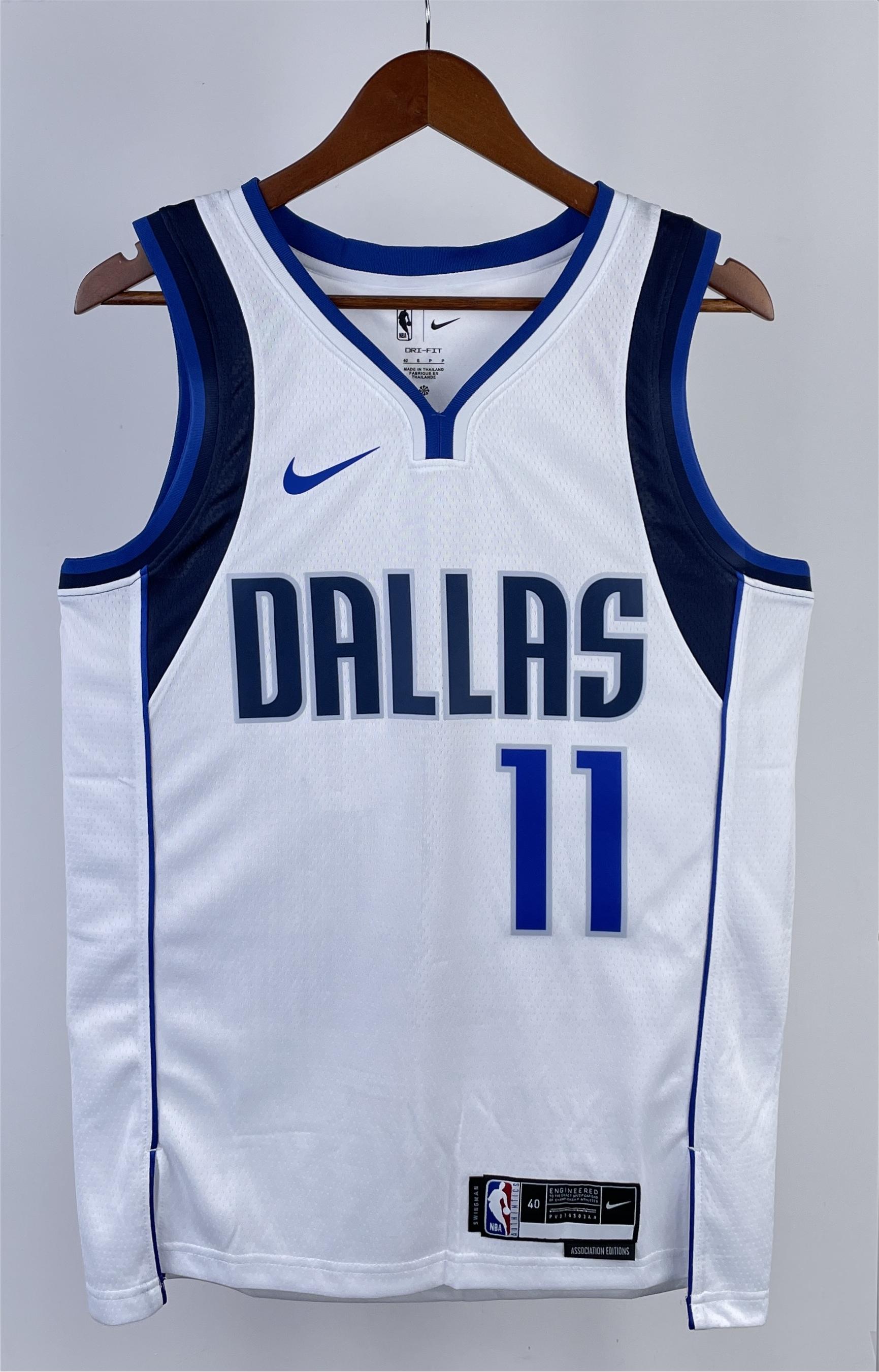 NBA Men 2023 Dallas Mavericks White #11 IRVING Jersey High Quality Name and Number Print - leoleo123123