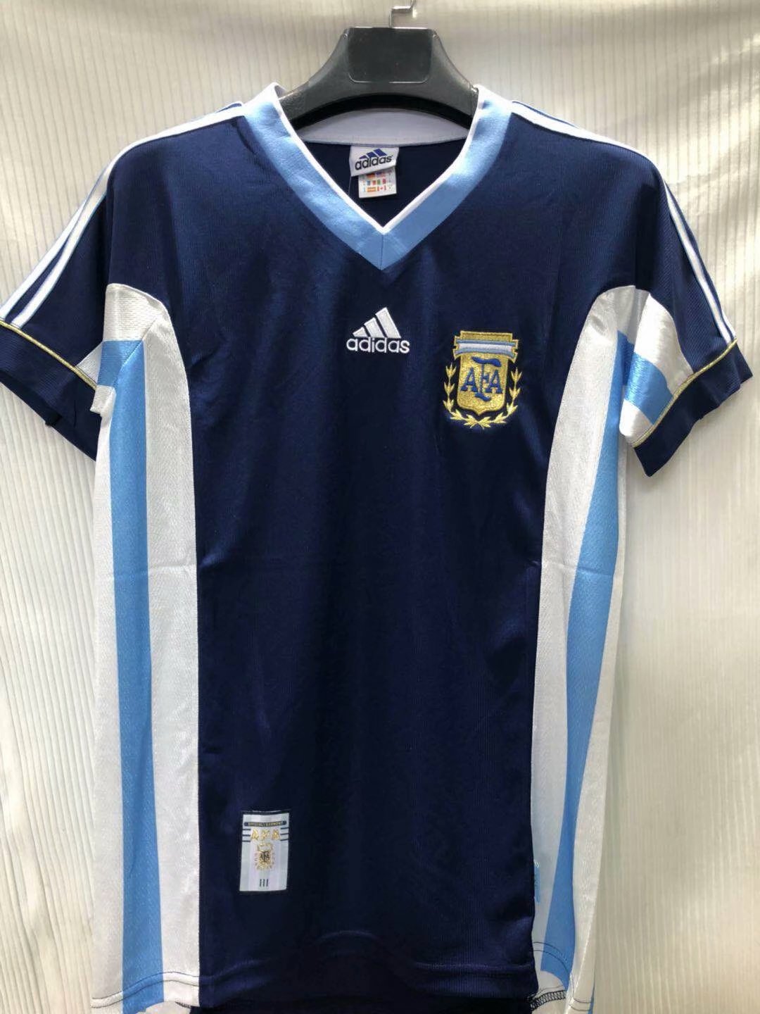 1998 Argentina Away Retro Jersey - leoleo123123