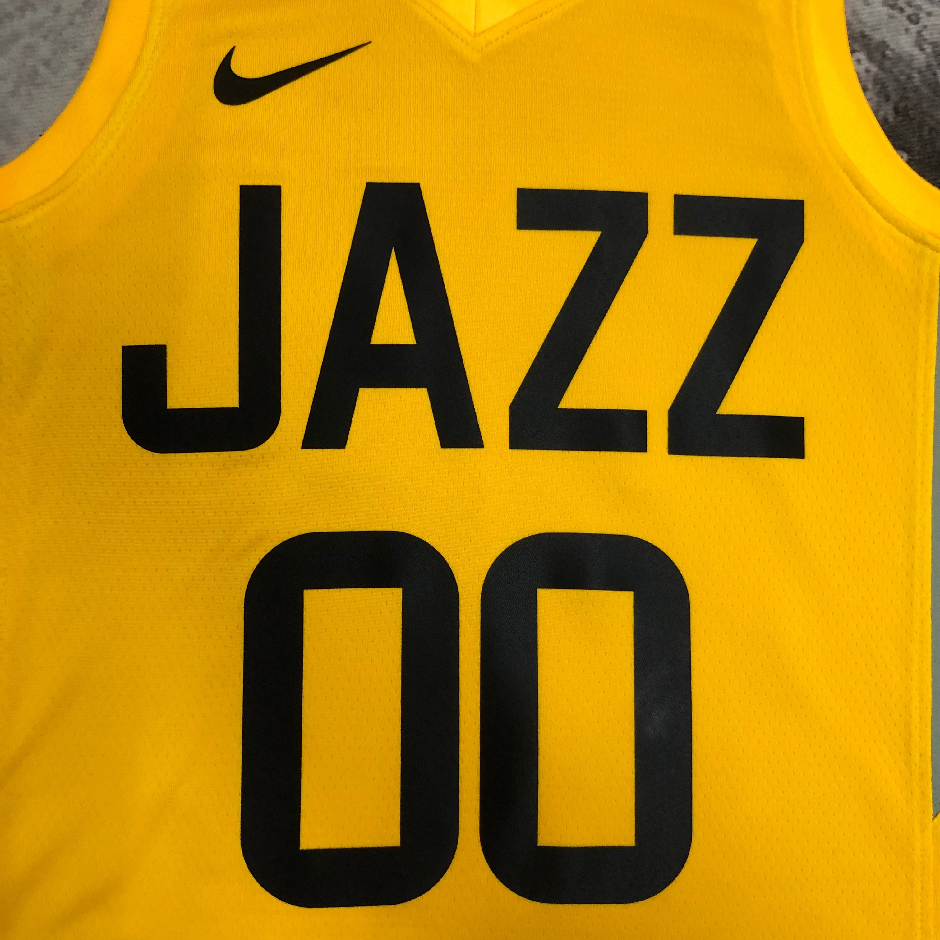 NBA 2023 Men Utah Jazz Yellow #00 CLARKSON Jersey High Quality Name and Number Print - leoleo123123