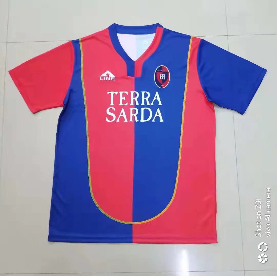 04/05 Cagliari Calcio Home Retro Jersey Fans Version Thai Quality - leoleo123123