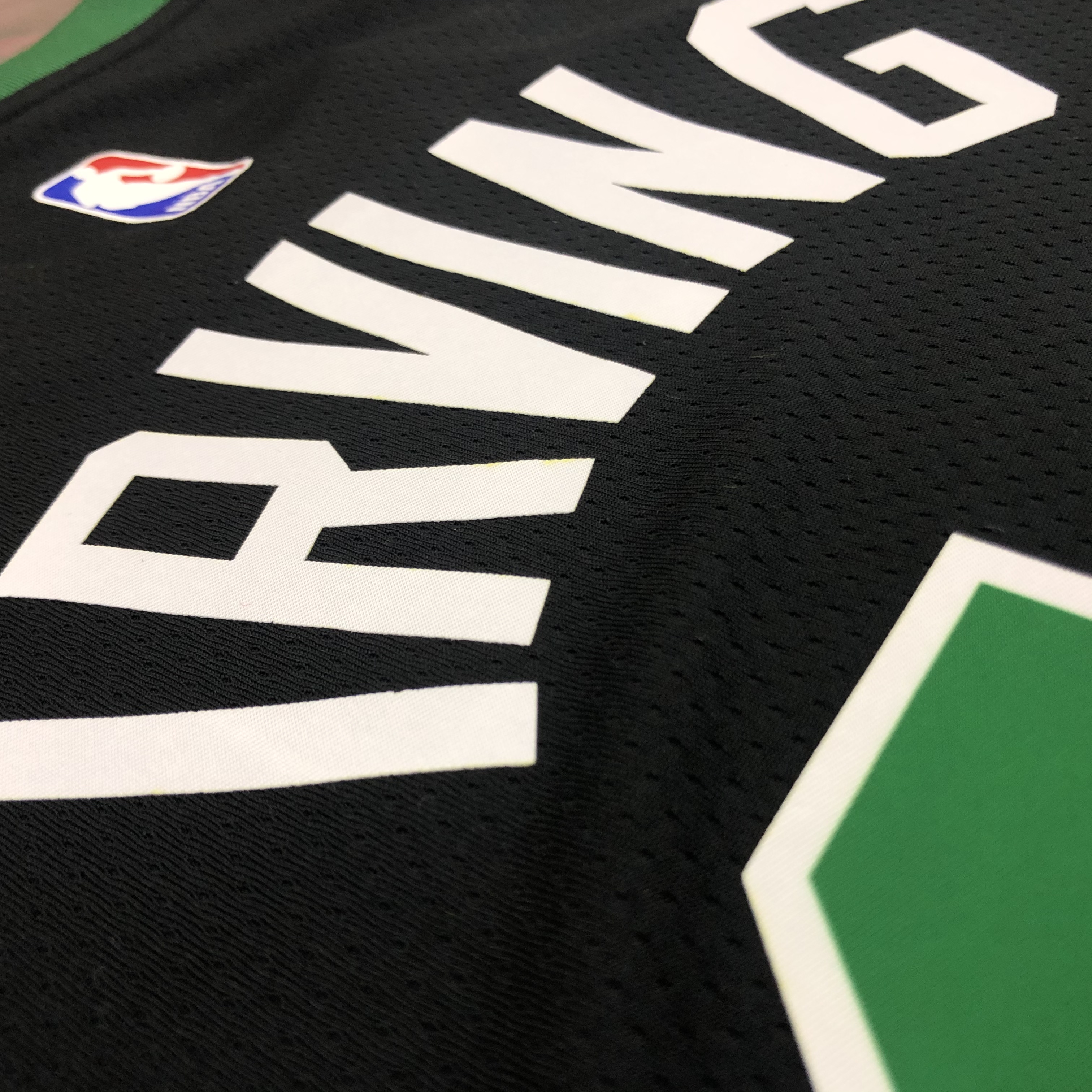 NBA Season 2021 Boston Celtics Black with Green Name #11 IRVING Jersey High Quality Name and Number Print - leoleo123123