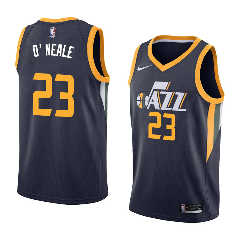 NBA Men Utah Jazz Dark Blue #23 O'NEALE Jersey High Quality Name and Number Print - leoleo123123