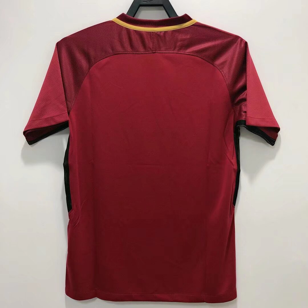 17/18 Roma Home Retro Jersey - leoleo123123