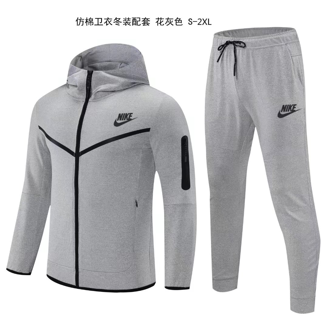 21/22 Nike Jacket Tracksuit Grey Color - leoleo123123
