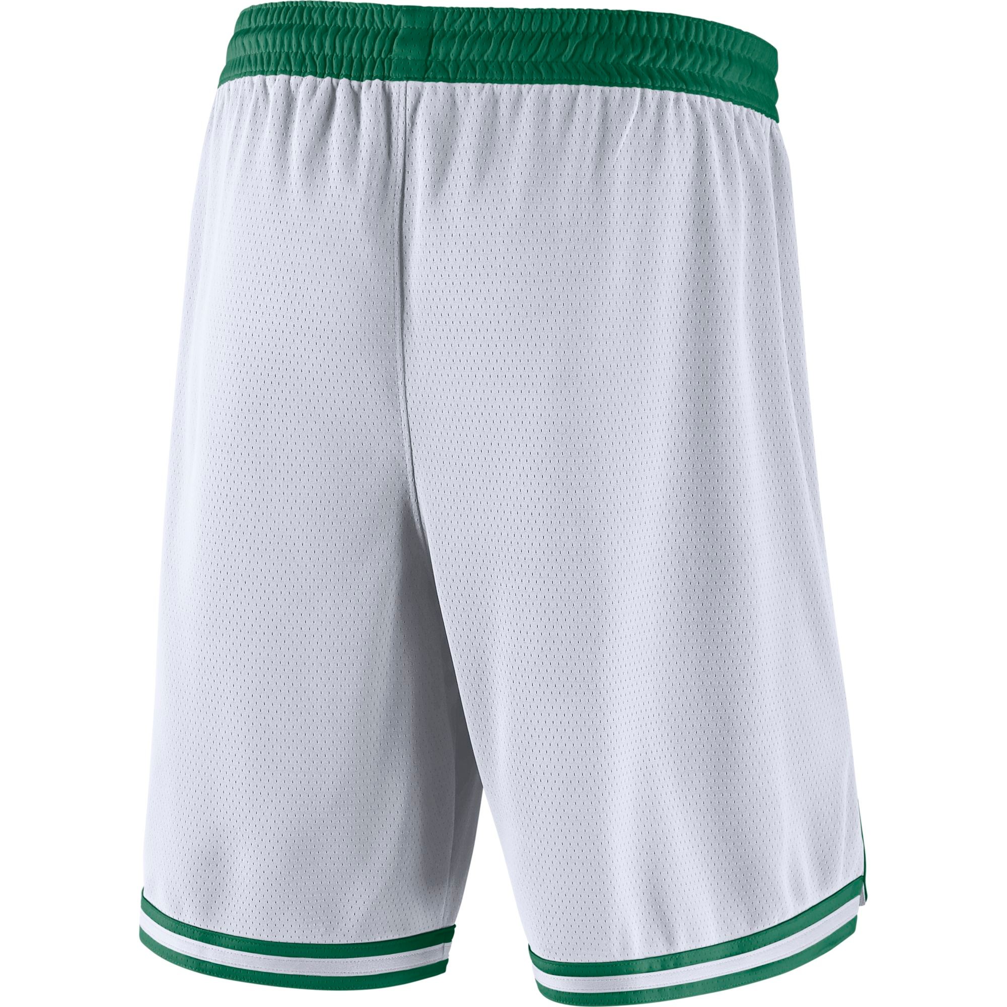 NBA Boston Celtics White with Green Pant Short High Quality Name and Number Print - leoleo123123