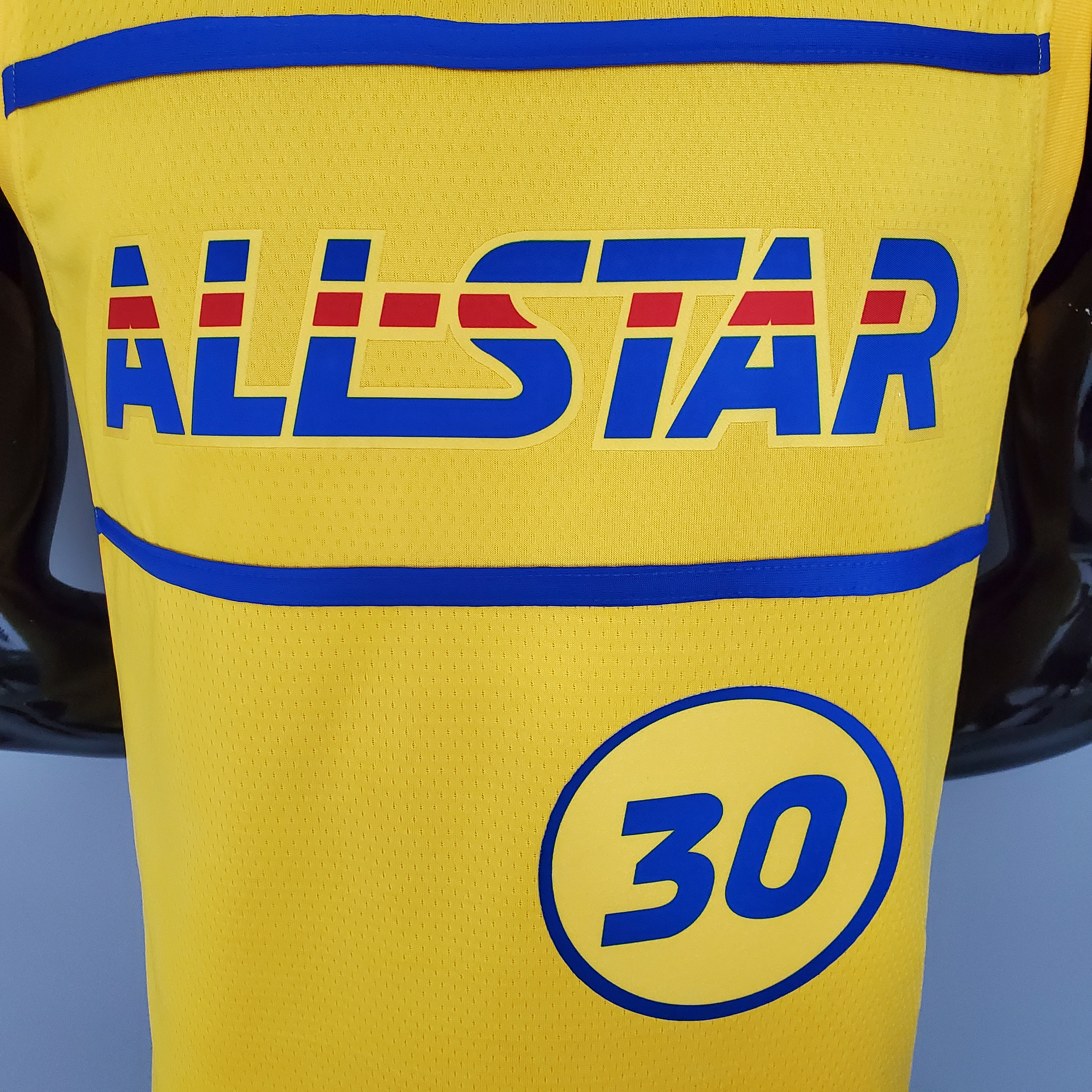 NBA Men 2021 All Star Jerseys Yellow #30 CURRY Jersey High Quality Name and Number Print - leoleo123123