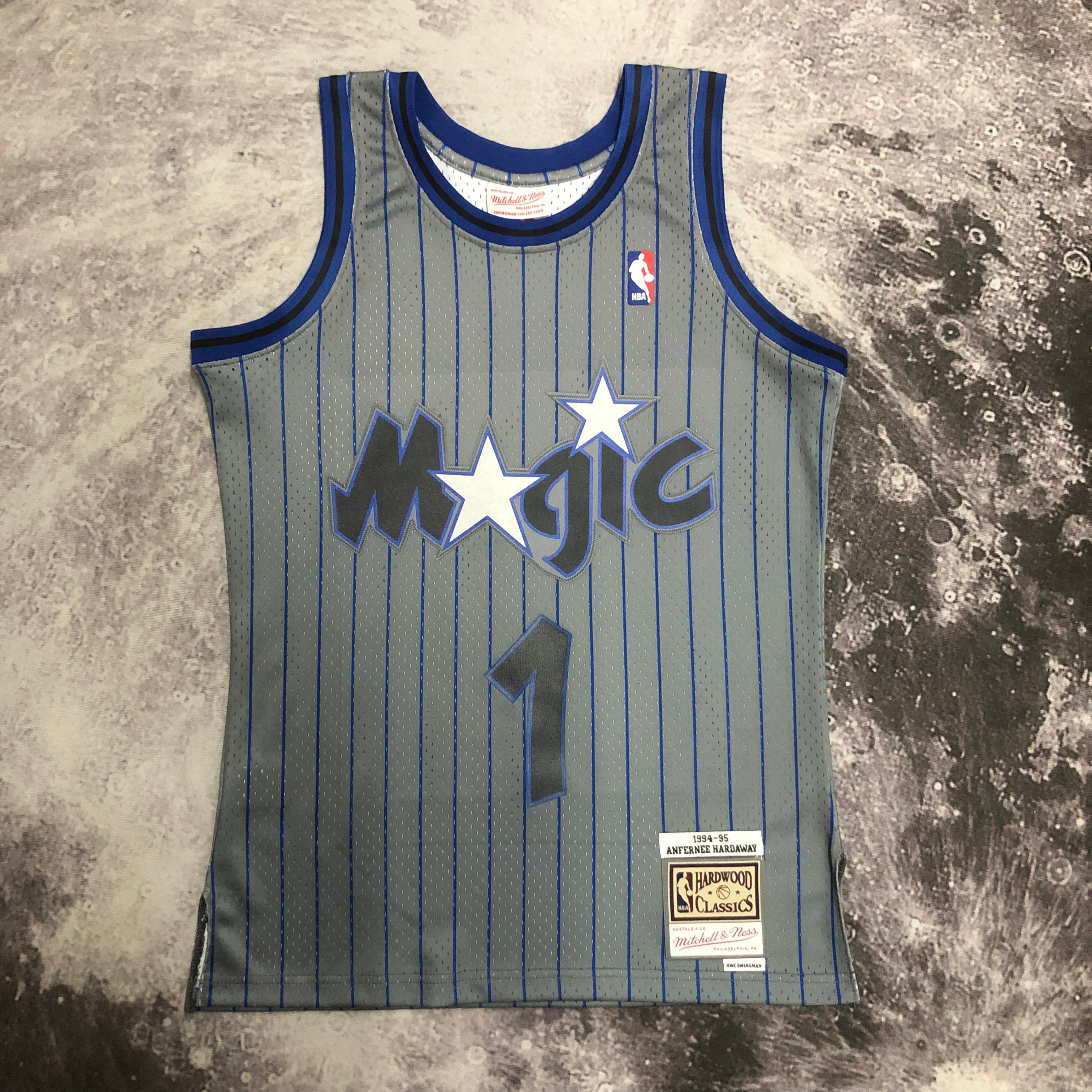 NBA Season 94-95 Orlando Magic Grey #1 HARDAWAY Classics Swingman Jersey - leoleo123123