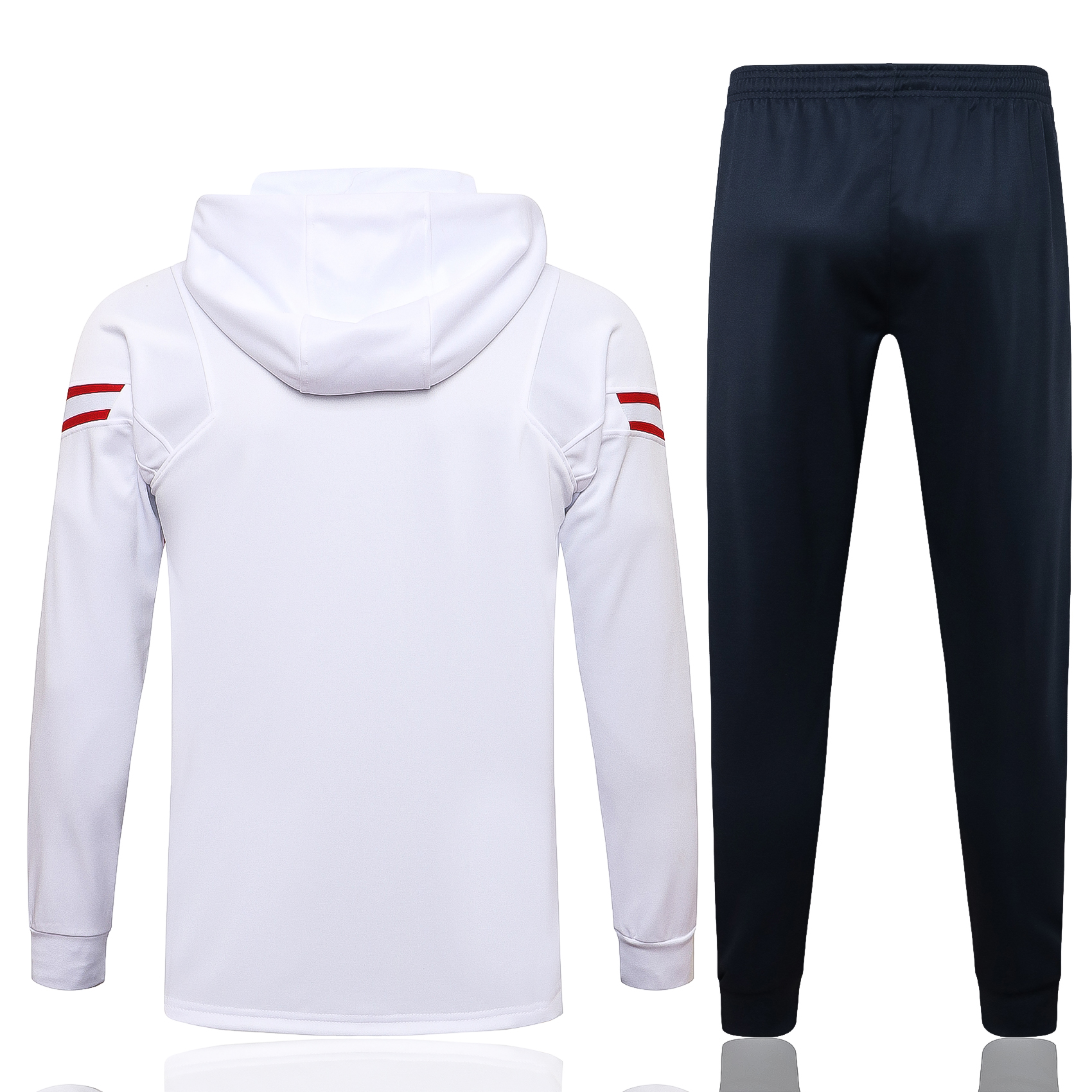 21/22 PSG White Jacket Tracksuit with Cap Thai Quality - leoleo123123