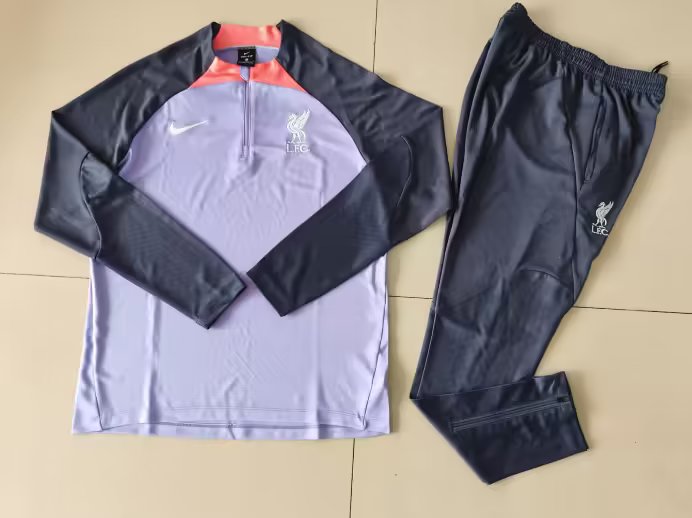 23/24 Liverpool Kids Purple Sweater Tracksuit Thai Quality - leoleo123123