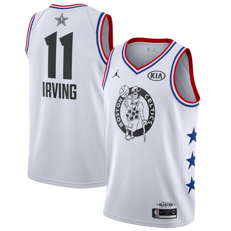 NBA Men 2019 All Star Jerseys White #11 IRVING Jersey High Quality Name and Number Print - leoleo123123