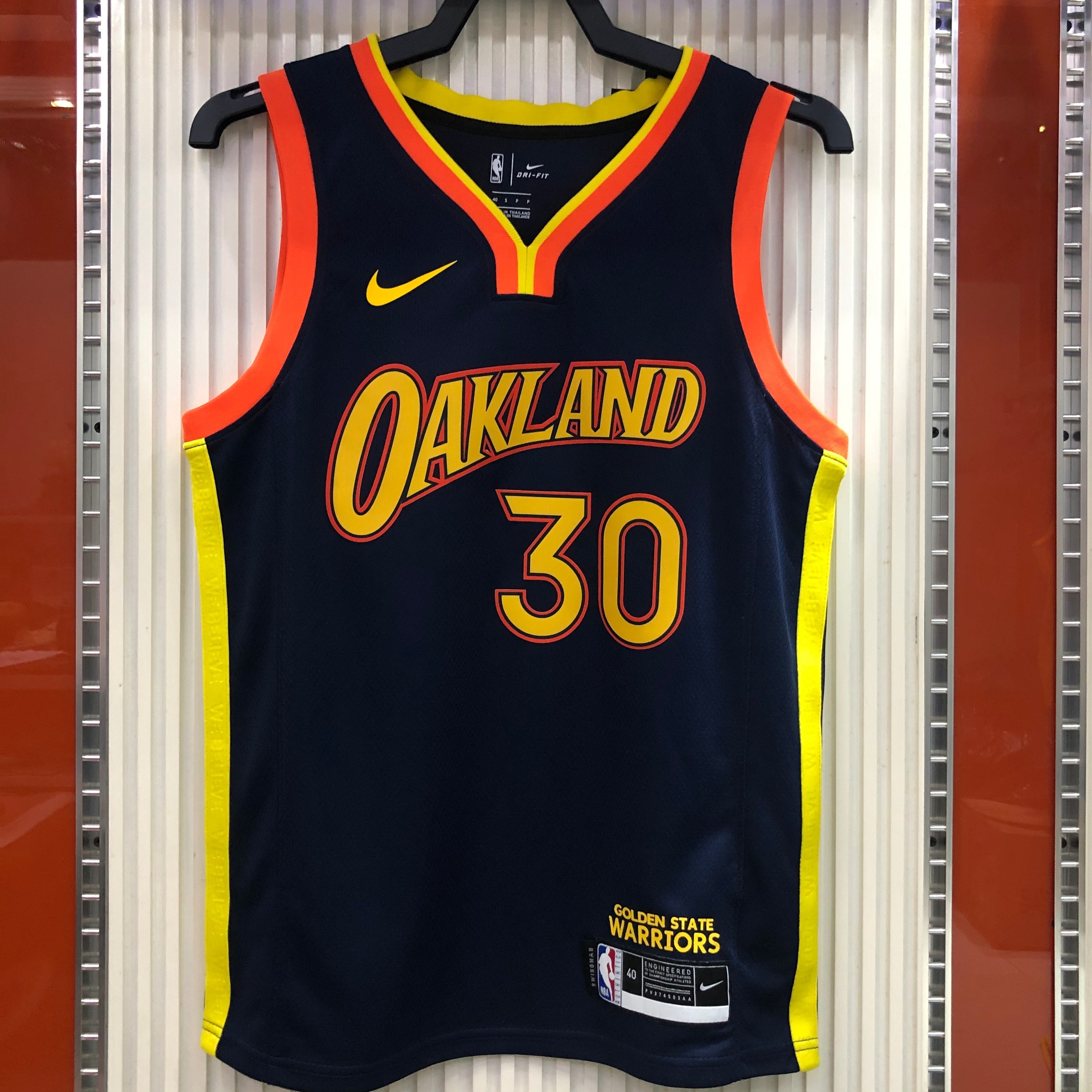 NBA Men Season 2021 Golden State Warriors #30 CURRY Black City Jersey High Quality Name and Number Print - leoleo123123