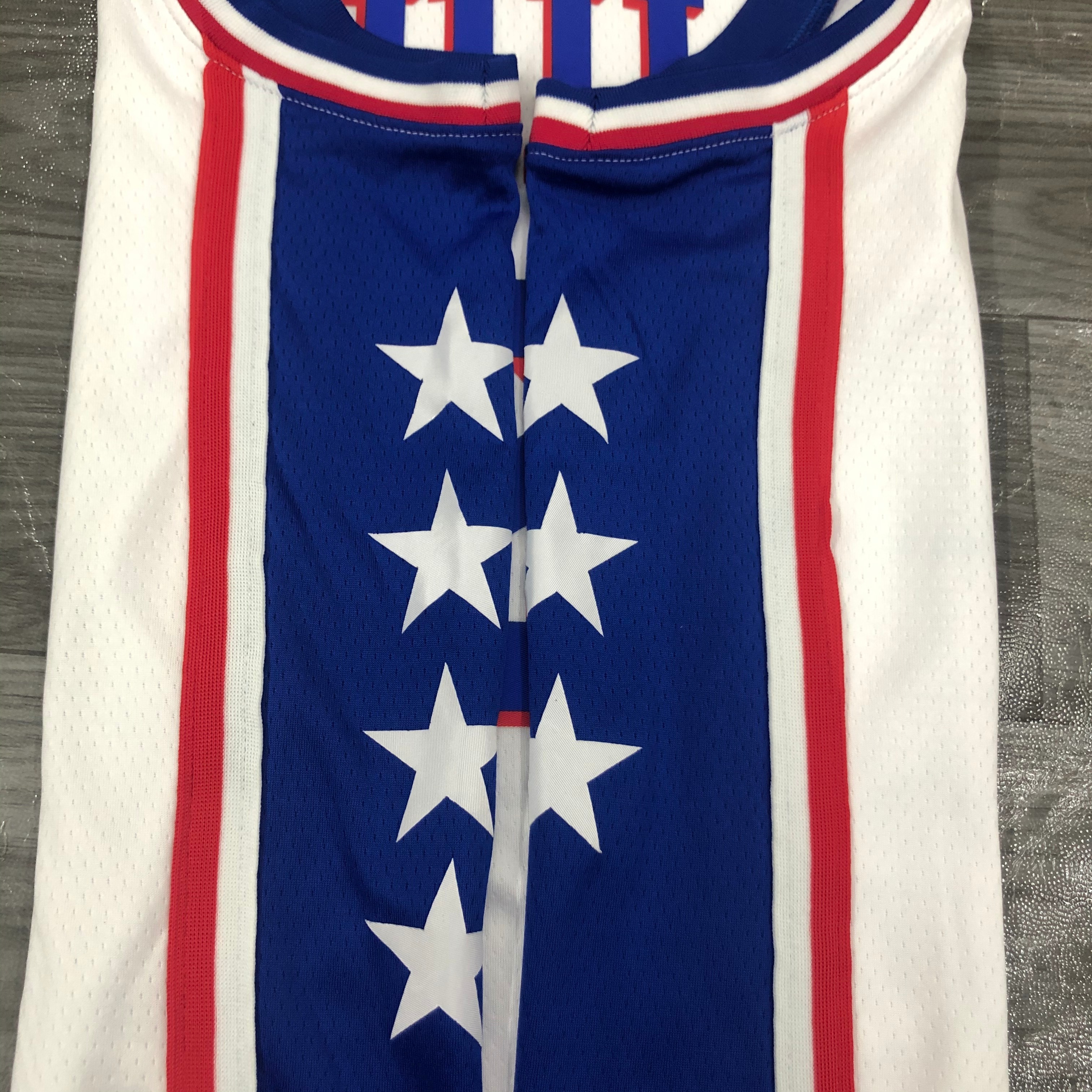 NBA Men Philadelphia 76ers White #3 IVERSON Jersey High Quality Name and Number Print - leoleo123123