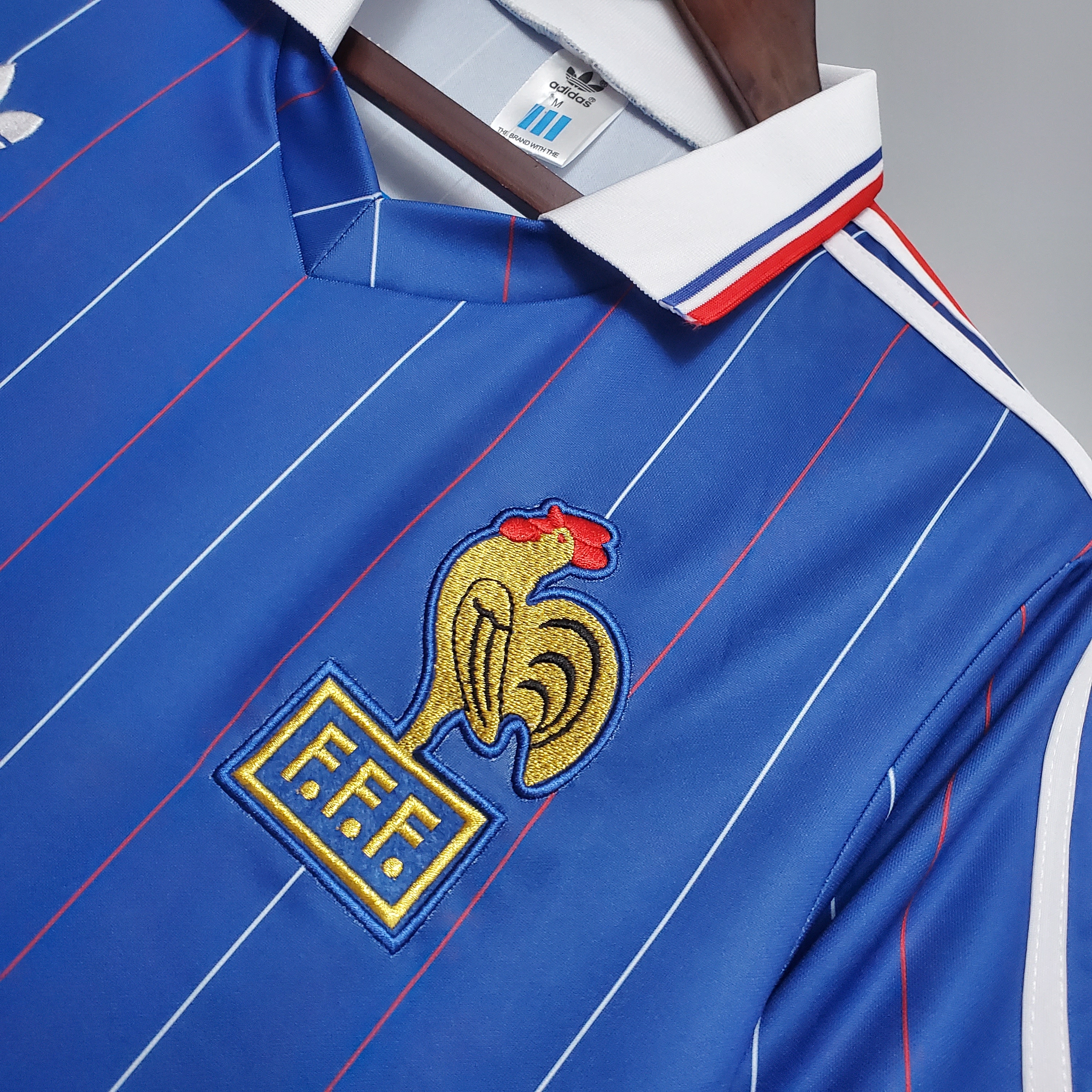 1982 France Home Retro Jersye - leoleo123123