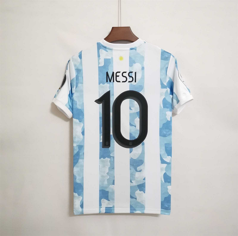 2021 Argentina home Copa América Final edition With Messi 10 - leoleo123123